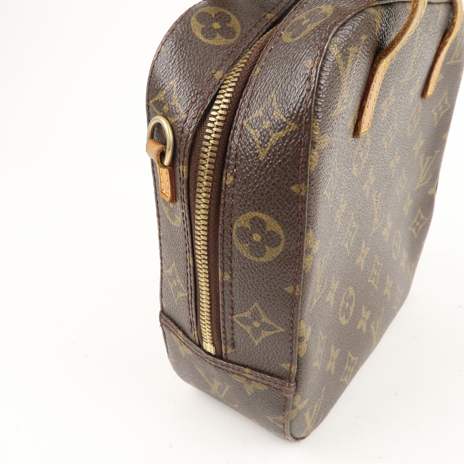 Louis Vuitton Brown Monogram Canvas and Leather Spontini Shoulder Bag