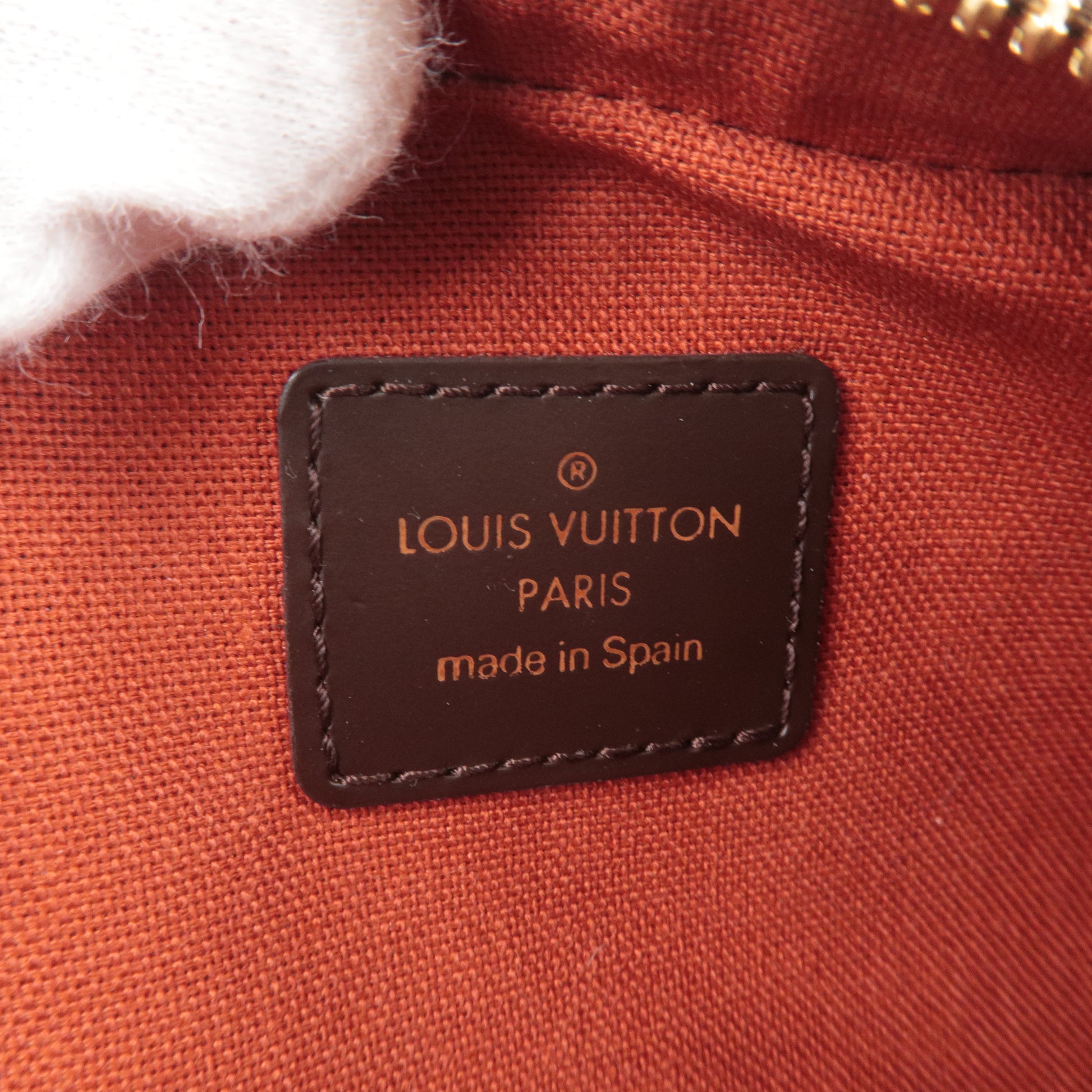 Louis Vuitton Geronimos Red N51994 Damier Ebene Canvas