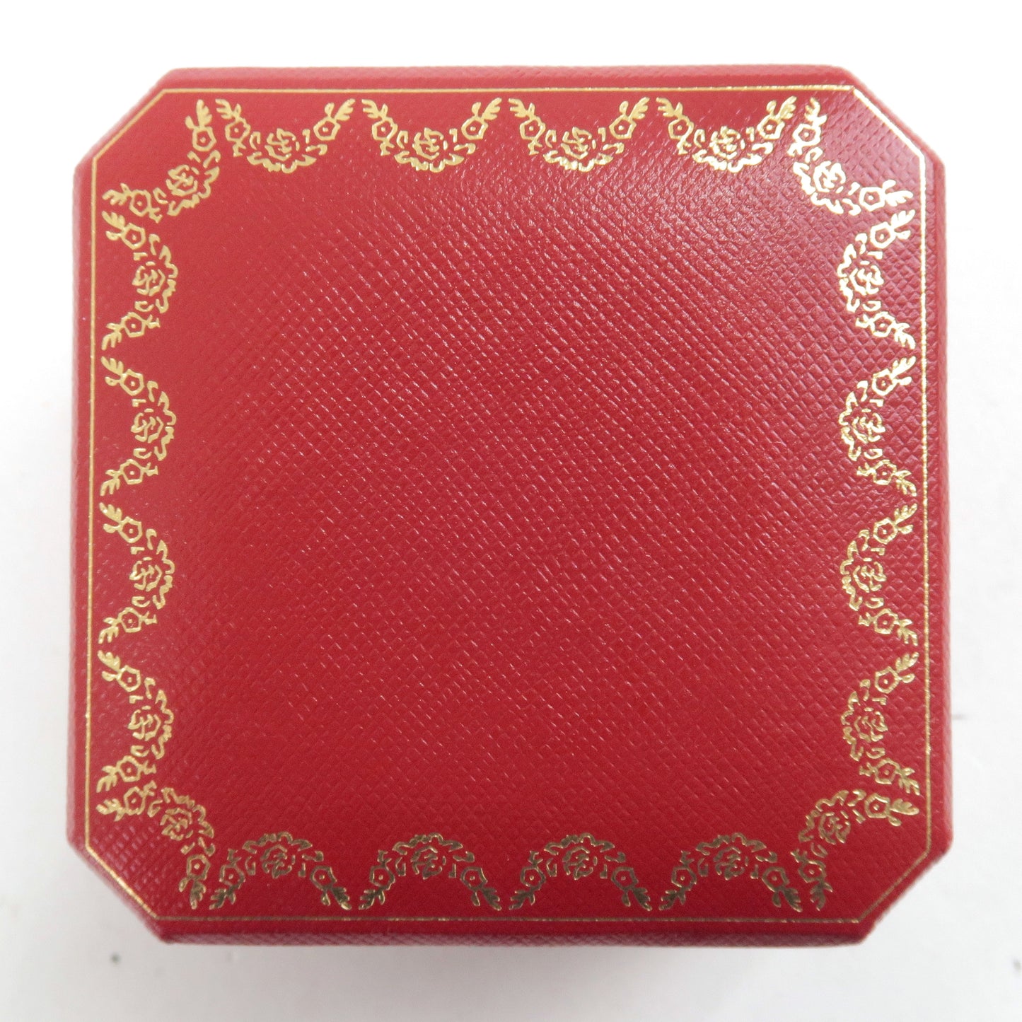 Cartier Set of 2 Ring Display Box Jewelry Box For Ring Red