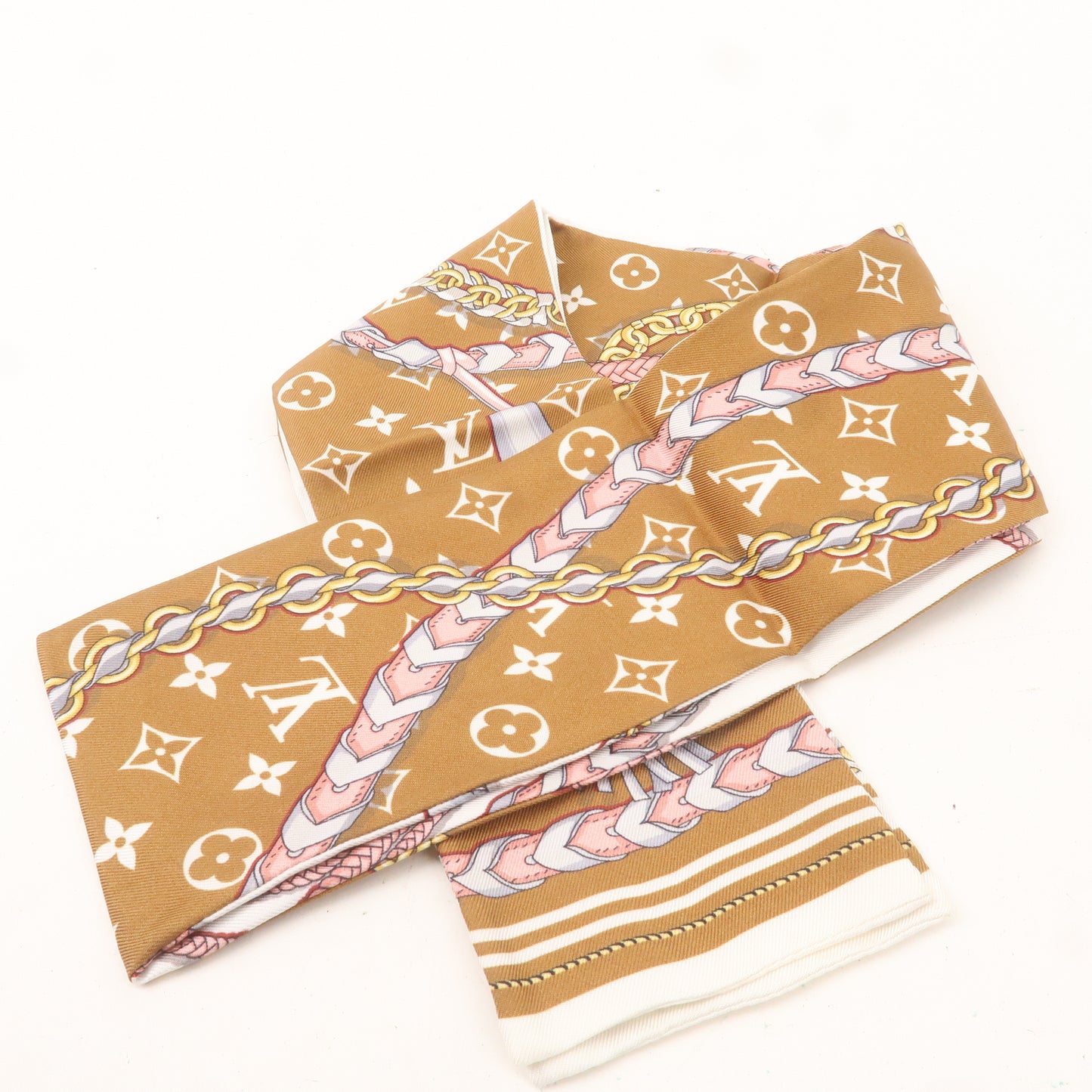 Louis Vuitton Set of 2 100% Silk Bandeau M77700 M78656