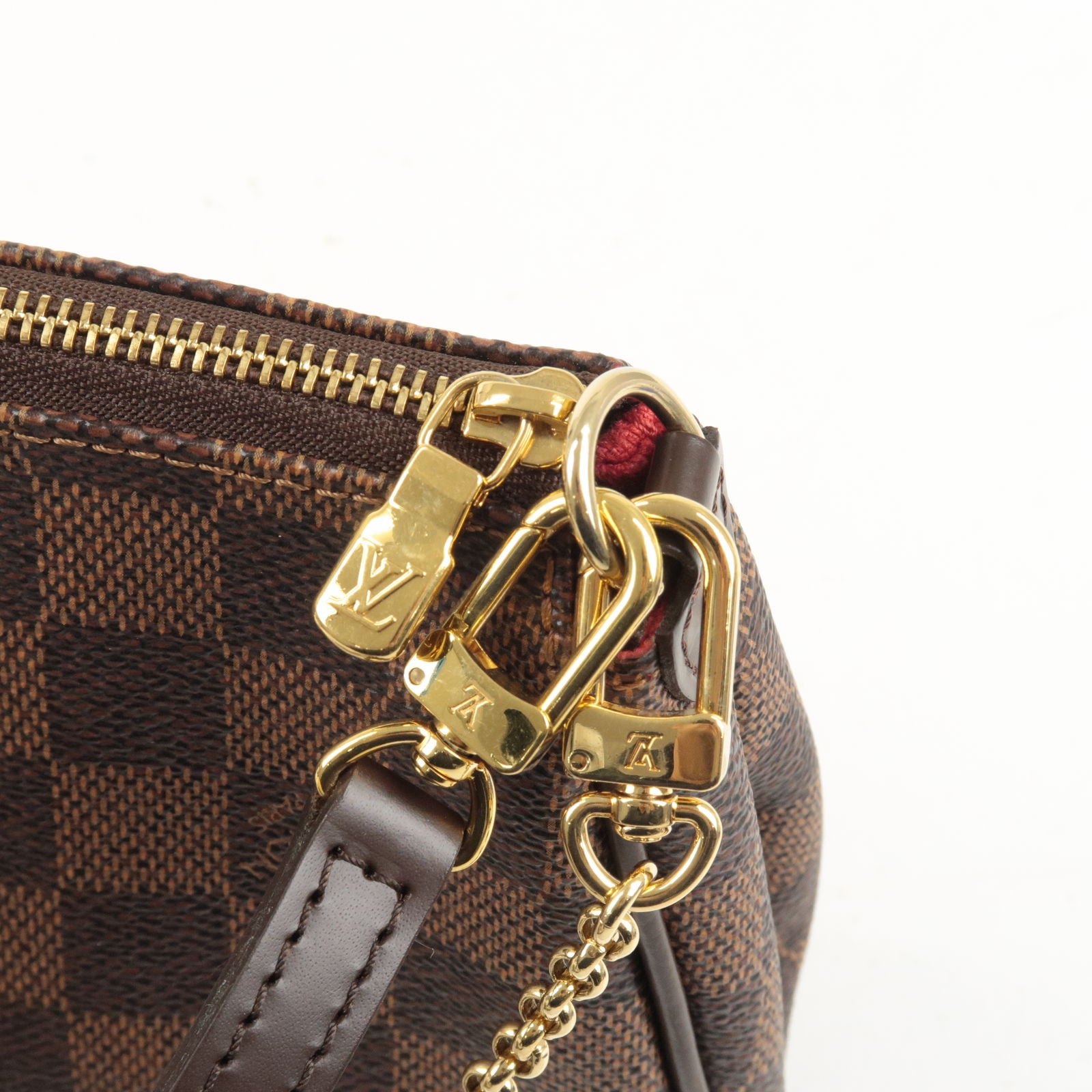 Louis Vuitton Damier Ebene Eva Pochette - Brown Shoulder Bags