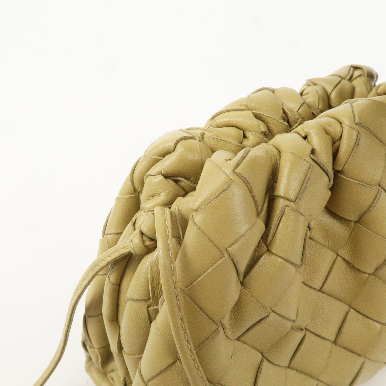 Leather - BOTTEGA - Beige - Bag - Bottega Veneta Down