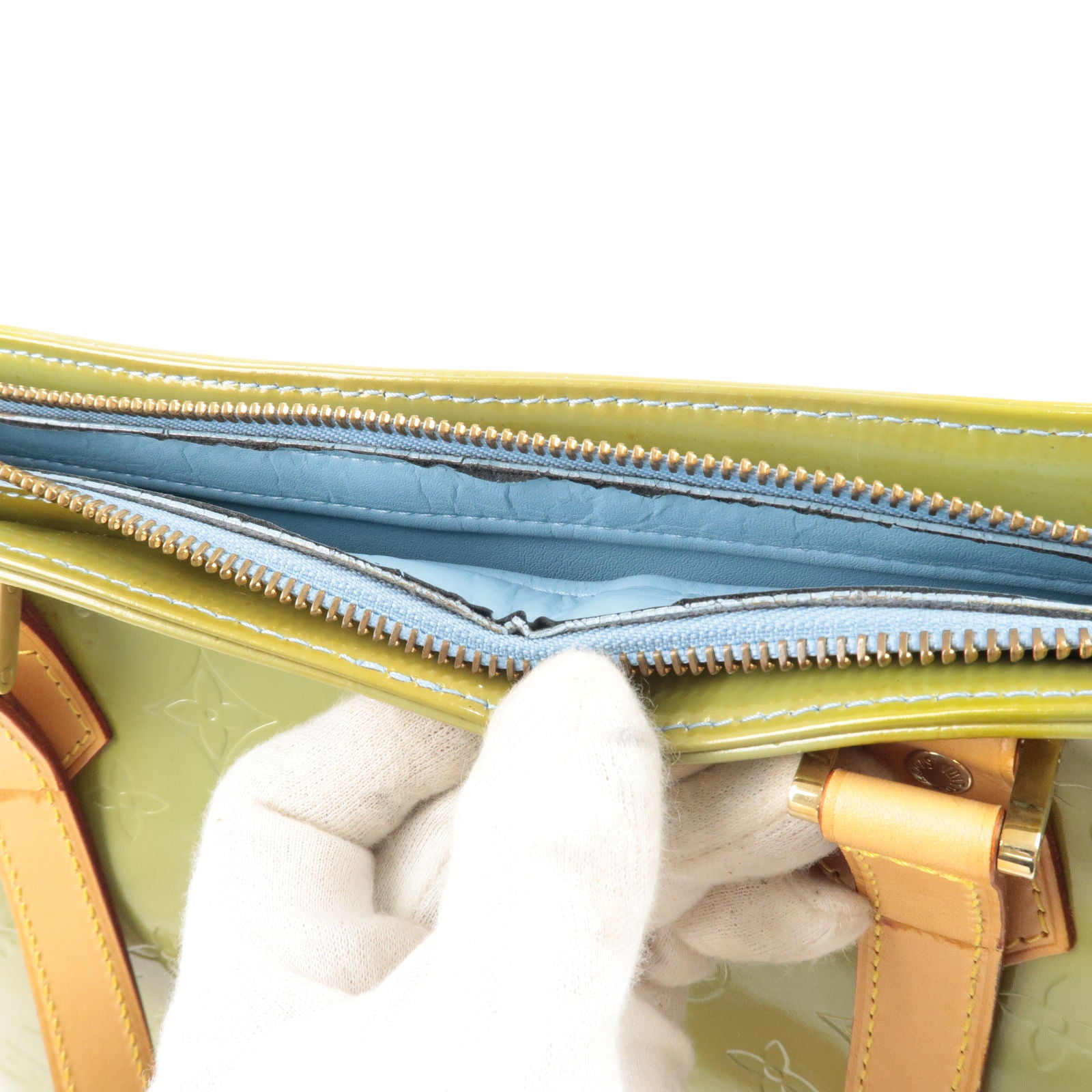 LOUIS VUITTON Houston Tote Shoulder Bag Vernis Patent Leather BE M91005  05BW844
