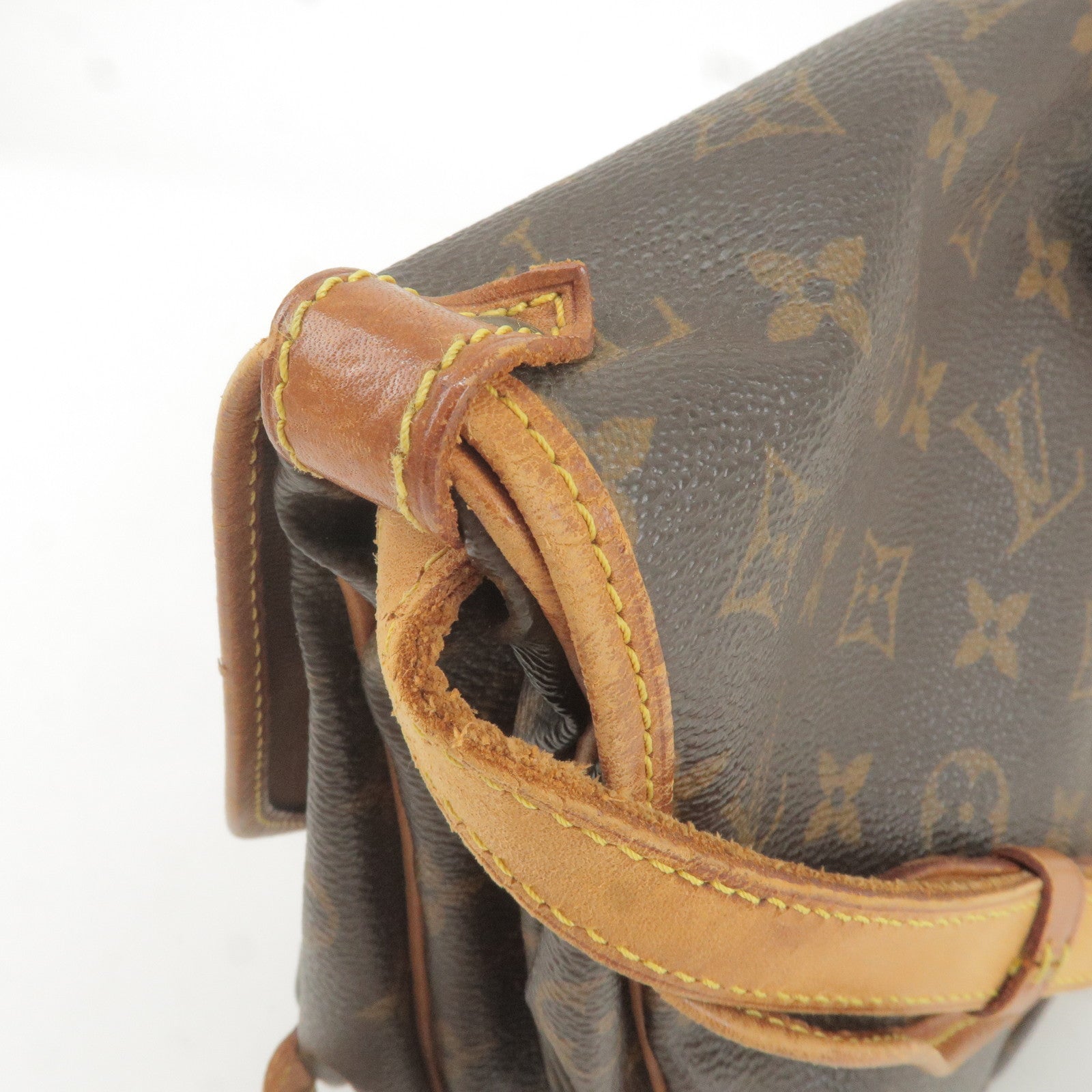 LOUIS VUITTON Shoulder Bag M42256 Brown Monogram Saumur 30 from japan used