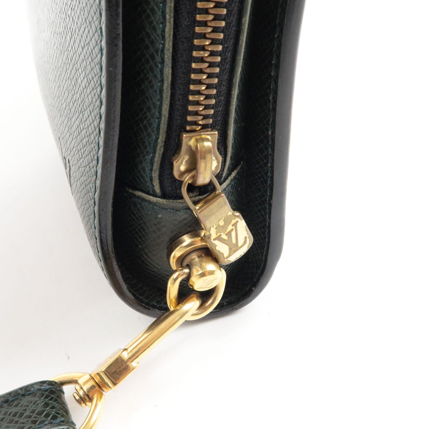 Louis Vuitton Taiga Baikal Clutch Bag Pouch Epicea M30184