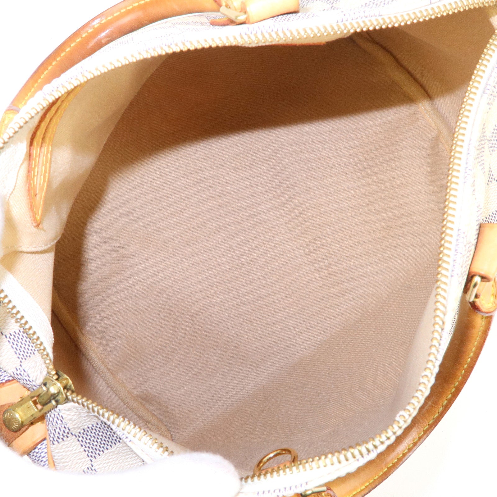 Louis Vuitton Speedy Handbag 30 IN DAMIER AZUR N CANVAS41370 Bandoulière  Beige Cloth ref.736826 - Joli Closet