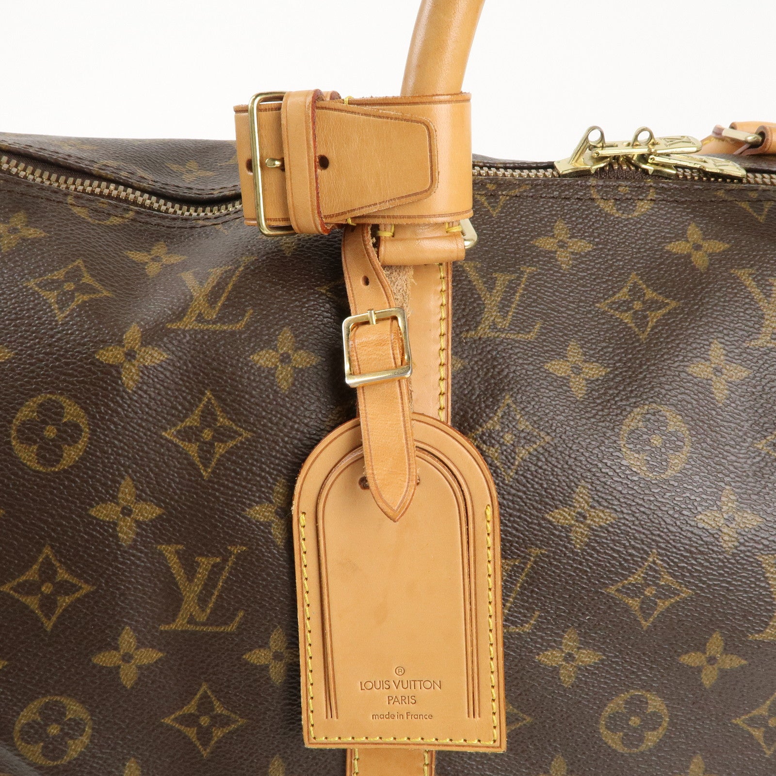 Louis Vuitton Monogram Keep All Bandouliere 50 Boston Bag M41416