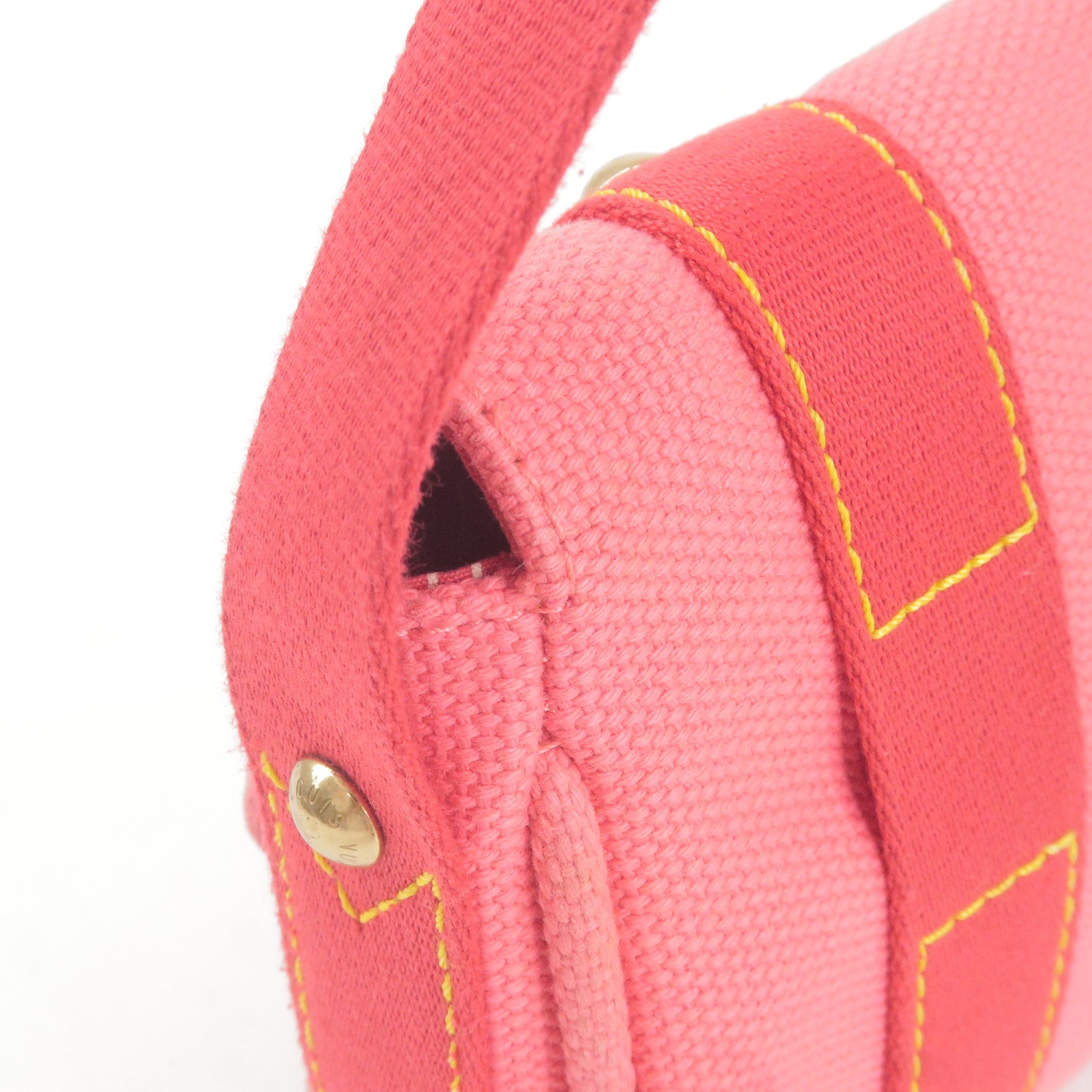 Louis Vuitton Josephine Pink Canvas Shoulder Bag (Pre-Owned)