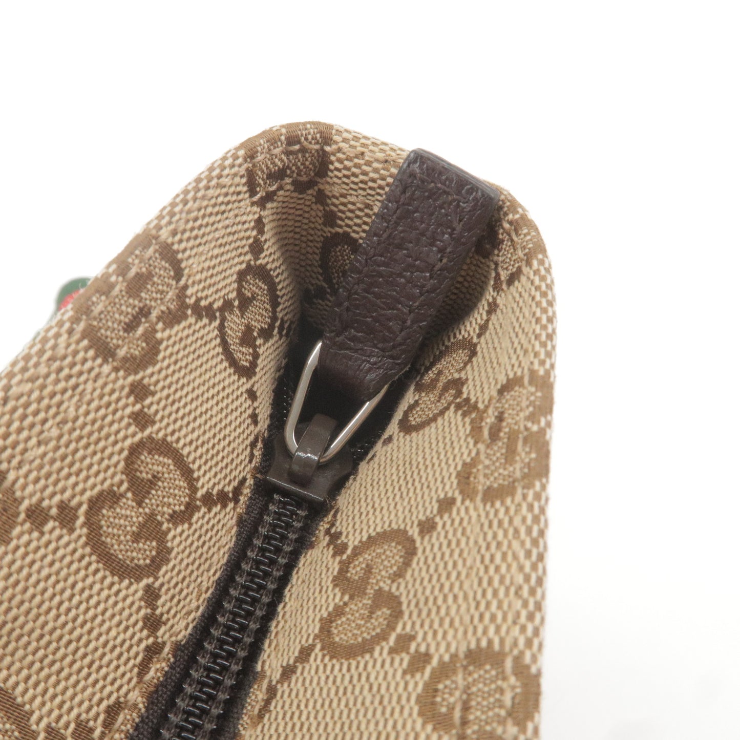 GUCCI Sherry GG Canvas Leather Shoulder Bag Beige 189749