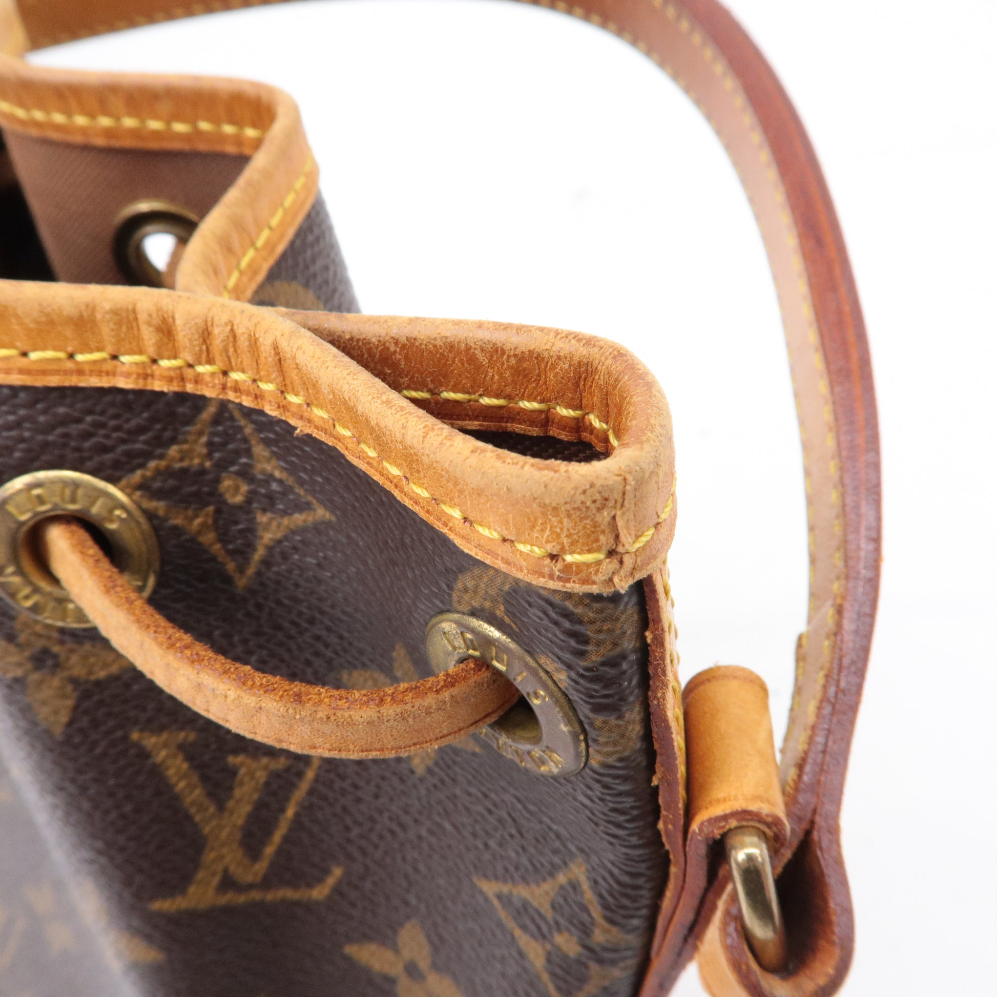 Louis Vuitton, Bags, Louis Vuitton Monogram Mini Noe Hand Bag M42227 Lv  Auth 3684