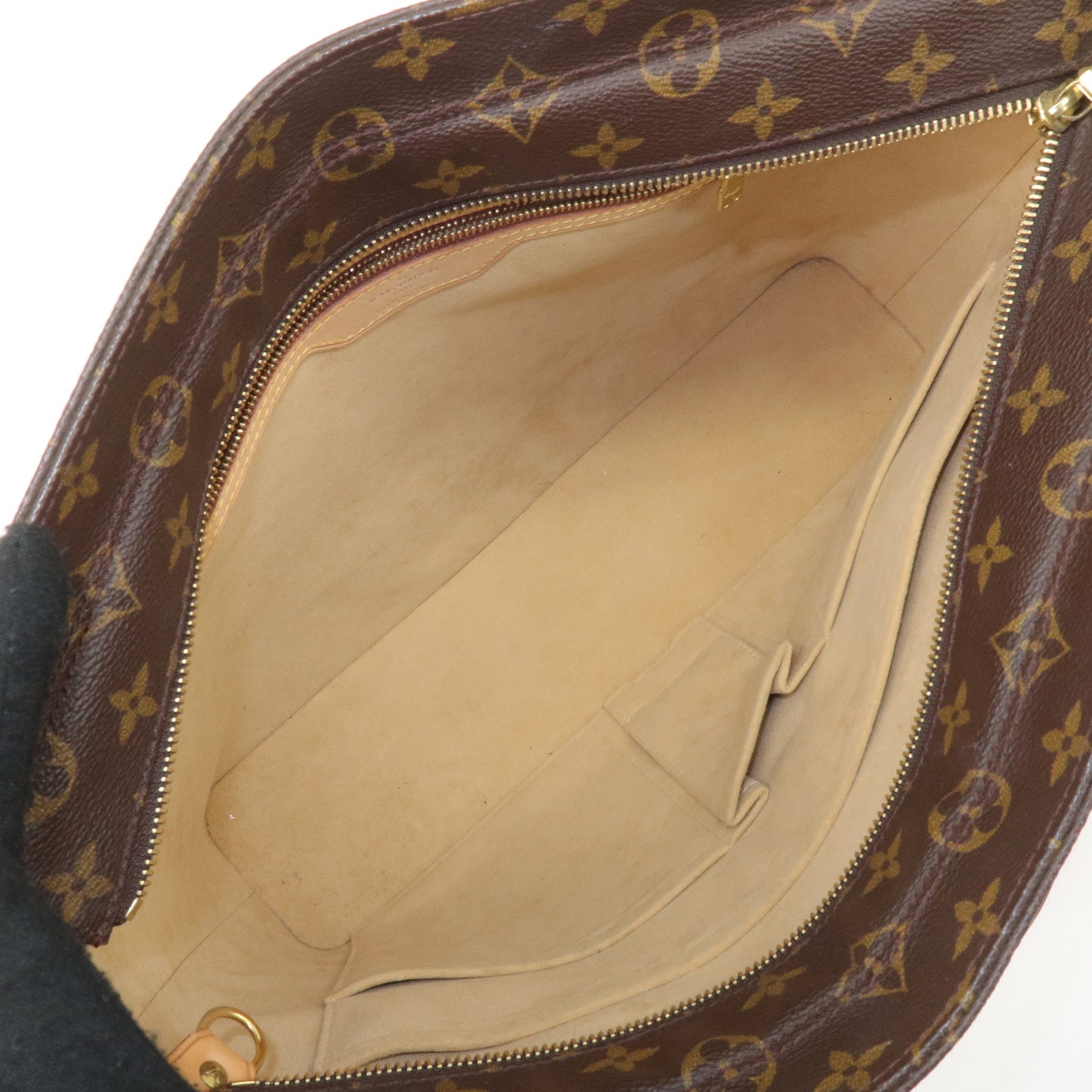 Louis Vuitton Monogram Luco Tote Bag Hand Bag Brown M51155