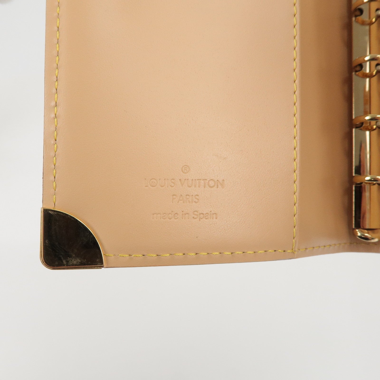 Pre-Owned Louis Vuitton Notebook Cover Agenda Monogram Multicolor PM Bron  White R20896 (Good) 
