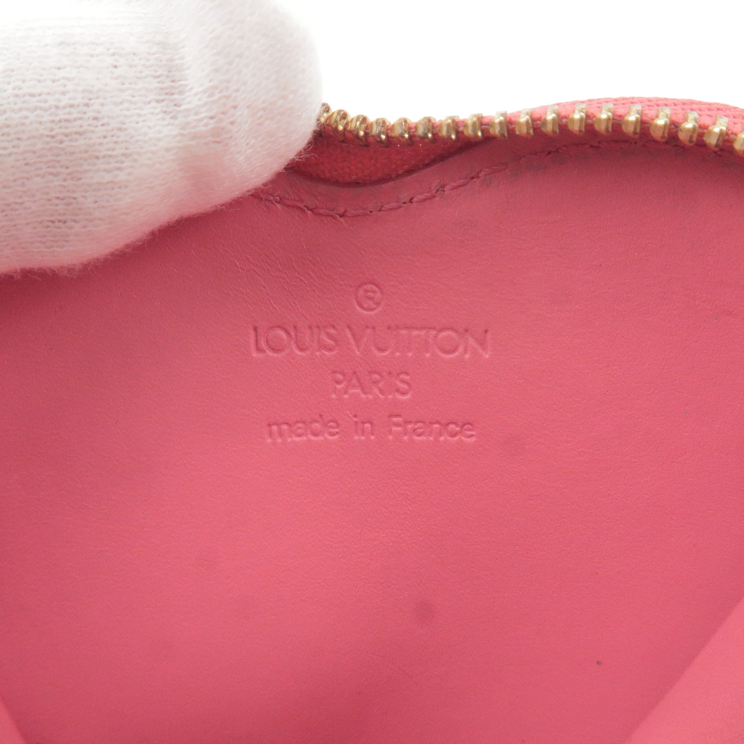 Louis Vuitton Monogram Vernis Porte Monnaie Coeur Coin Case M90006