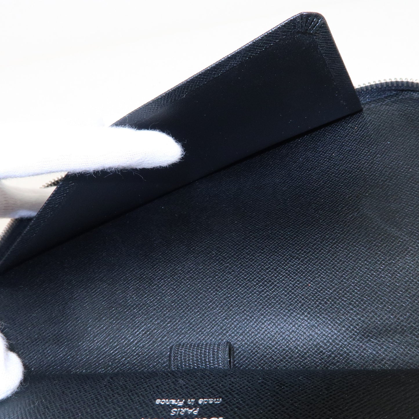 Louis Vuitton Epi Zippy Organizer Wallet Black Noir M63852
