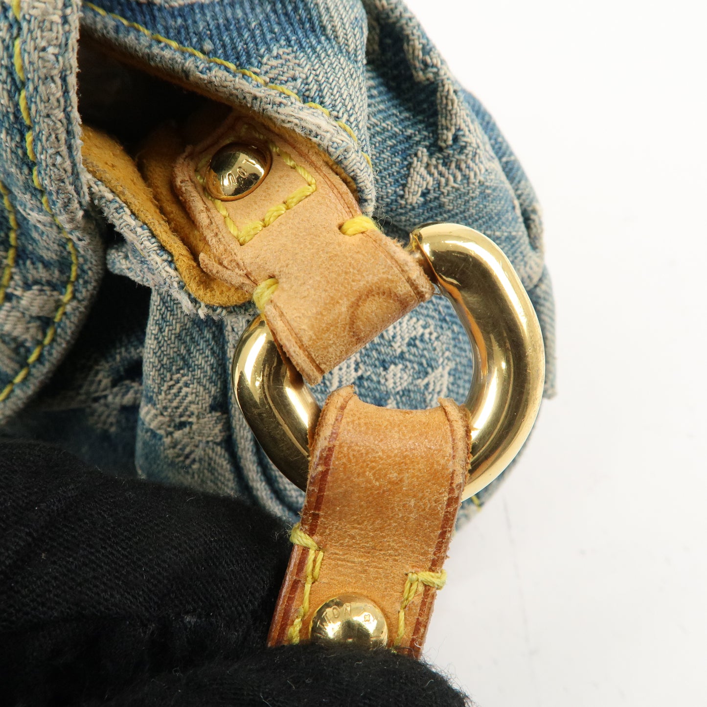 Louis Vuitton Monogram Denim Mini Pleaty Shoulder Bag M95050