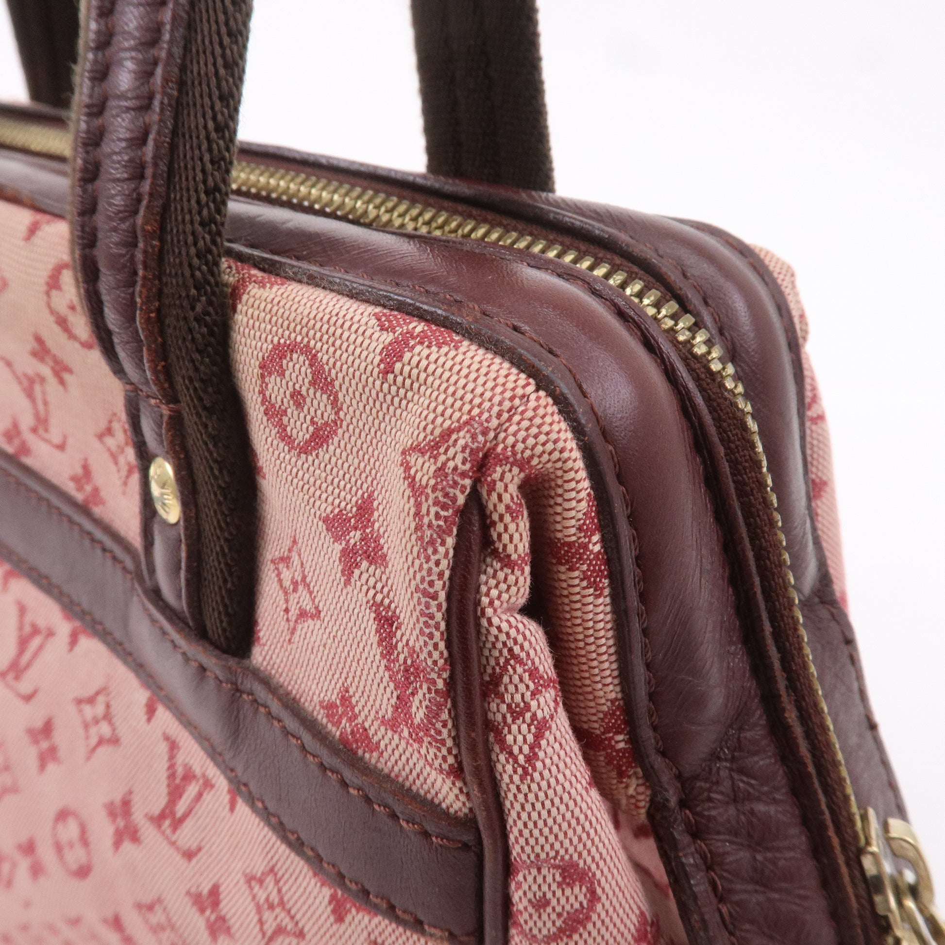 Auth Louis Vuitton Monogram Mini Josephine PM M92216 Women's Shoulder Bag  Cerise