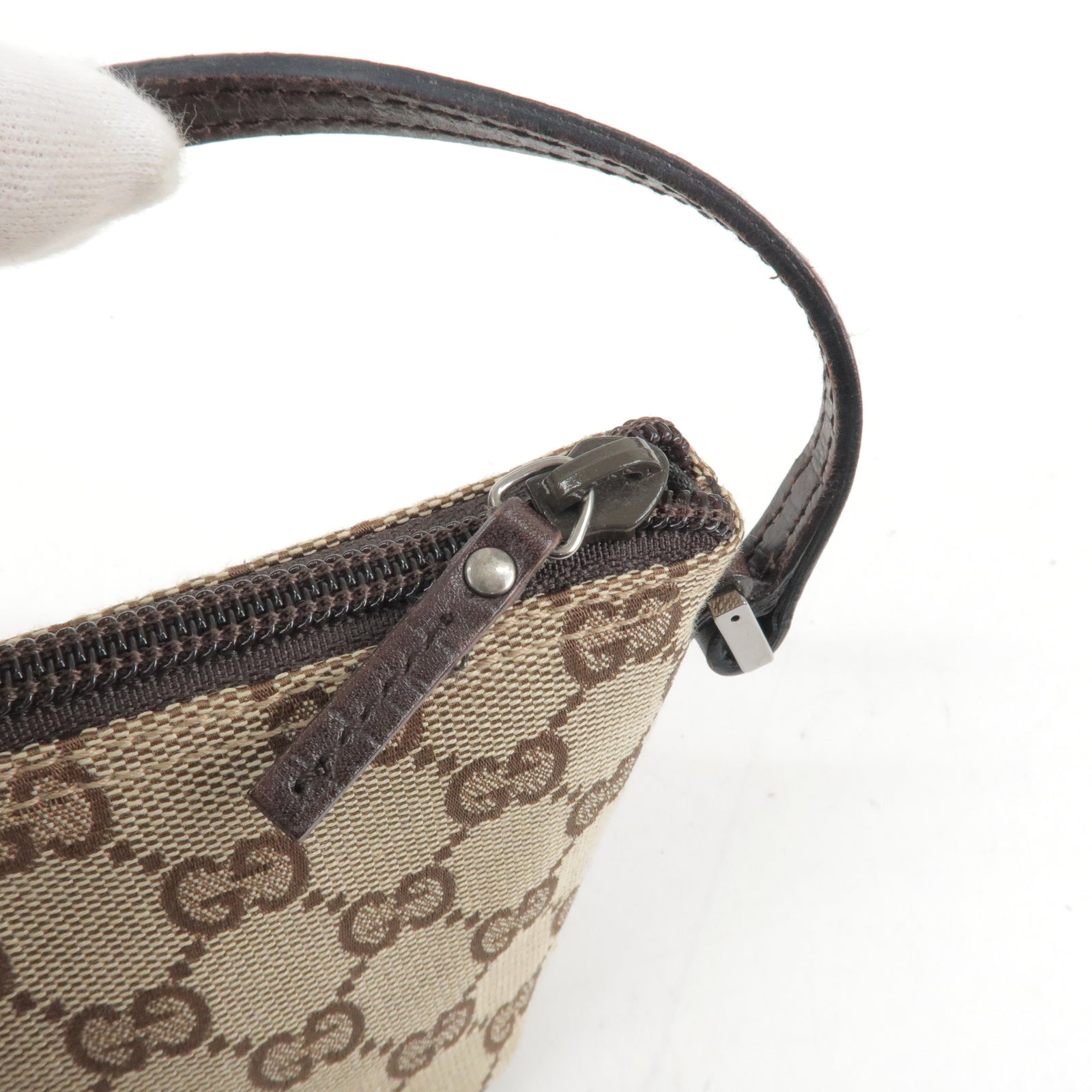 GUCCI-GG-Canvas-Leather-Boat-Bag-Hand-Bag-Beige-Brown-07198 – dct