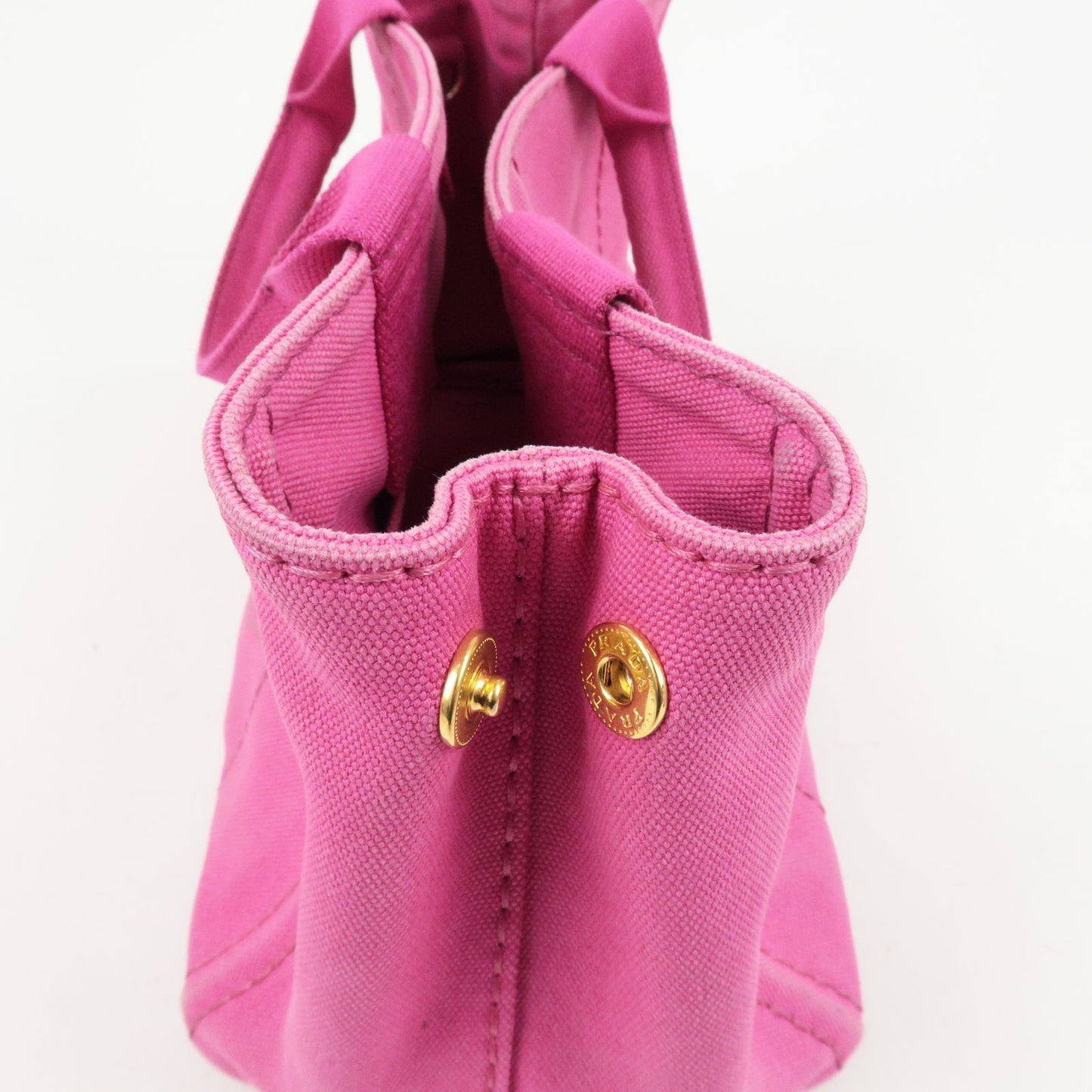 PRADA Canapa Mini Canvas 2Way Bag Shoulder Bag Hand Bag Pink