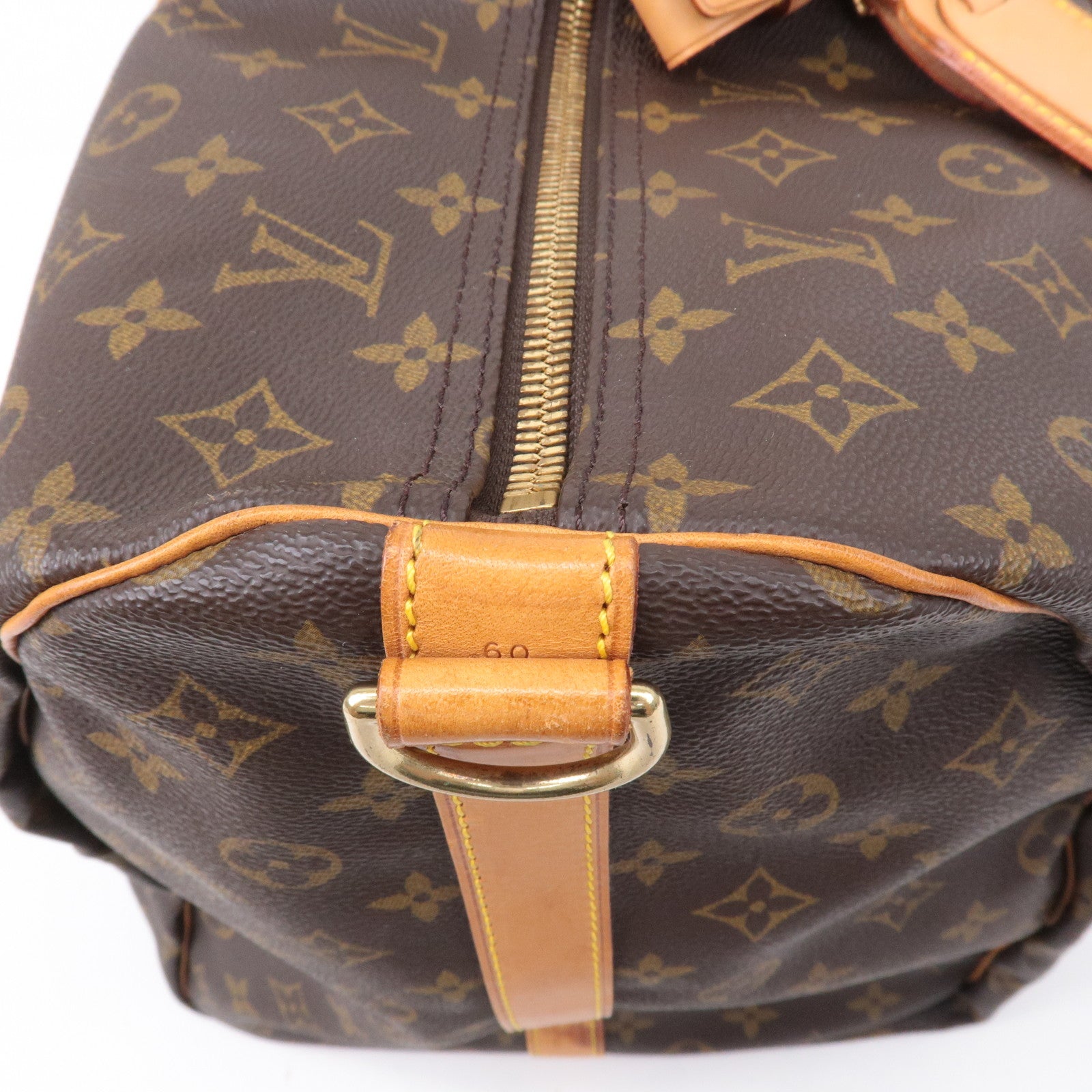 Auth Louis Vuitton Monogram Keepall Bandouliere 60 M41412 Men,Women Boston  Bag