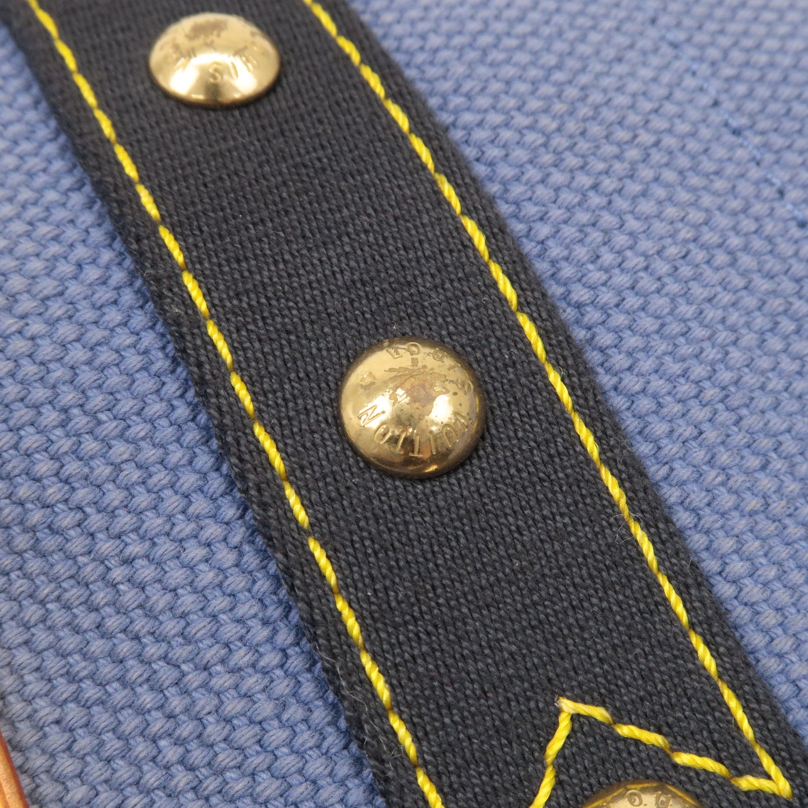 Authentic Louis Vuitton Antigua Besace PM Shoulder Bag Blue M40081 Used F/S