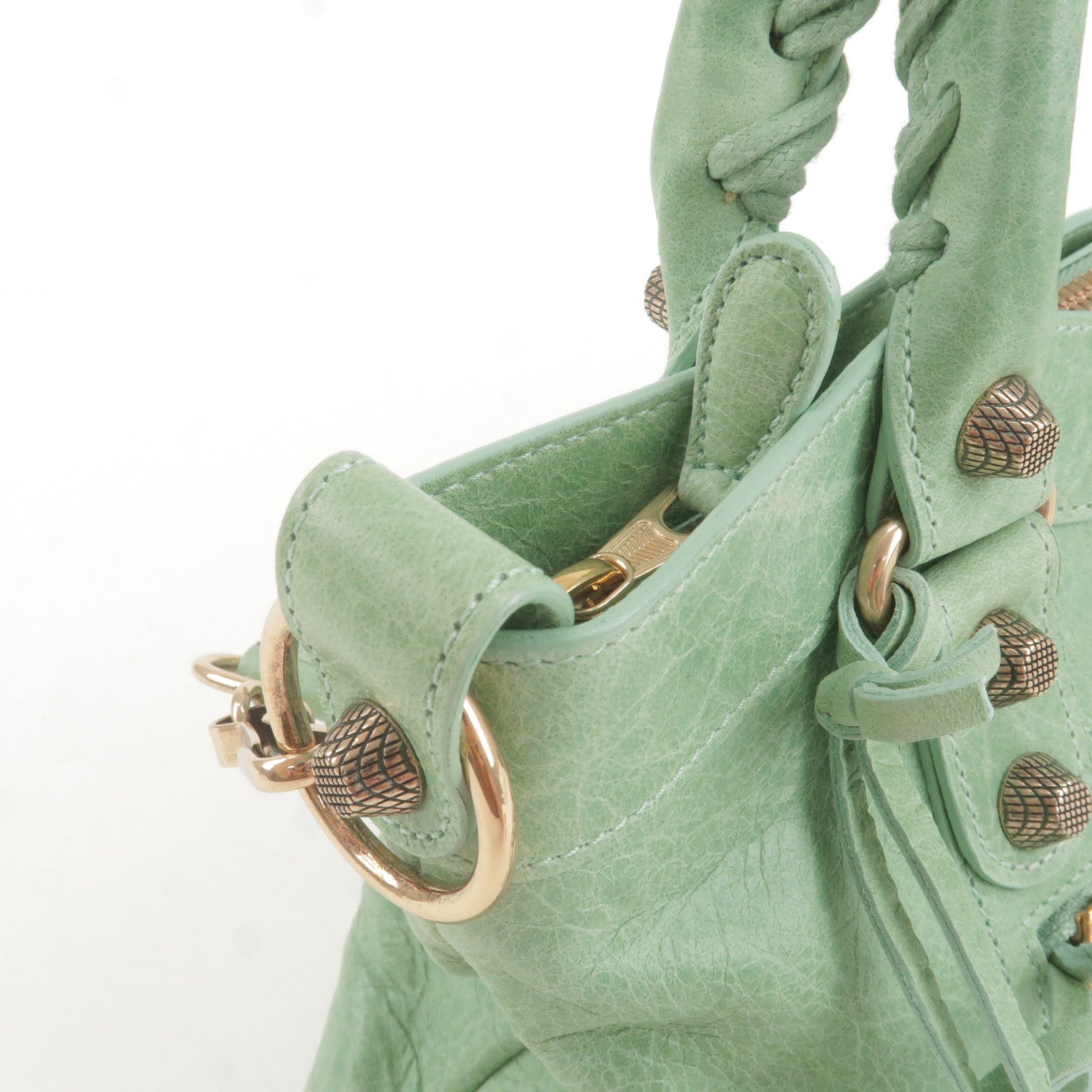 BALENCIAGA-The-Giant-First-Leather-2Way-Bag-Green-240577 – dct-ep_vintage  luxury Store