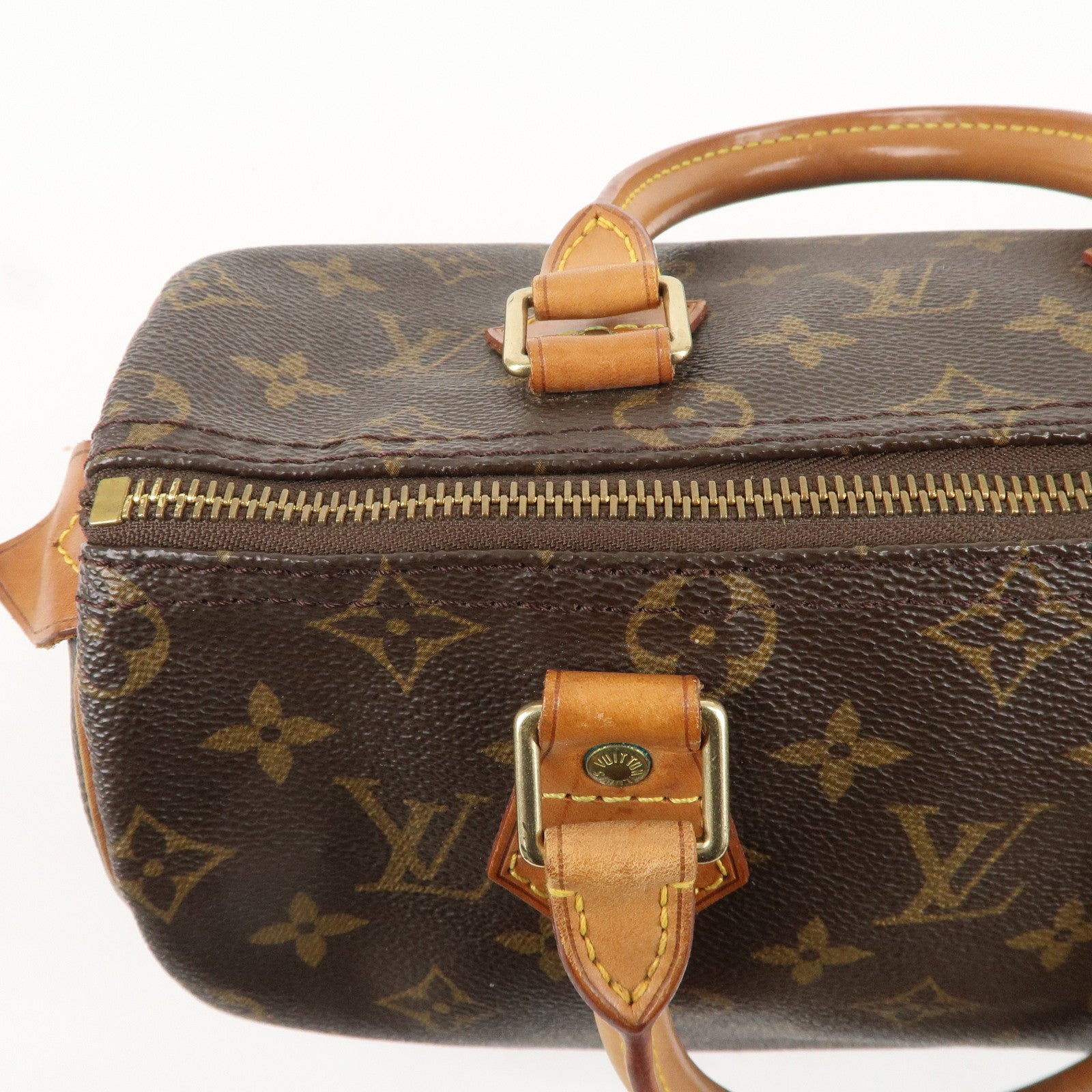 Louis Vuitton Monogram Speedy 25 Hand Bag Boston Bag M41528