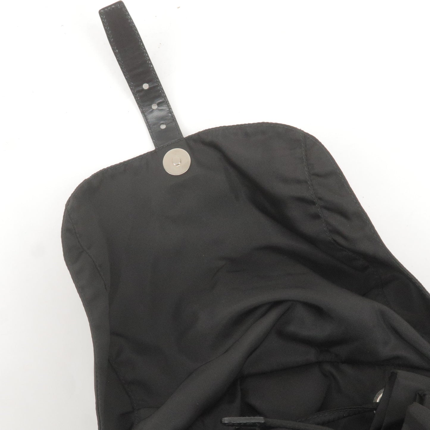 PRADA Logo Nylon Back Pack Ruck Sack NERO Black B2811
