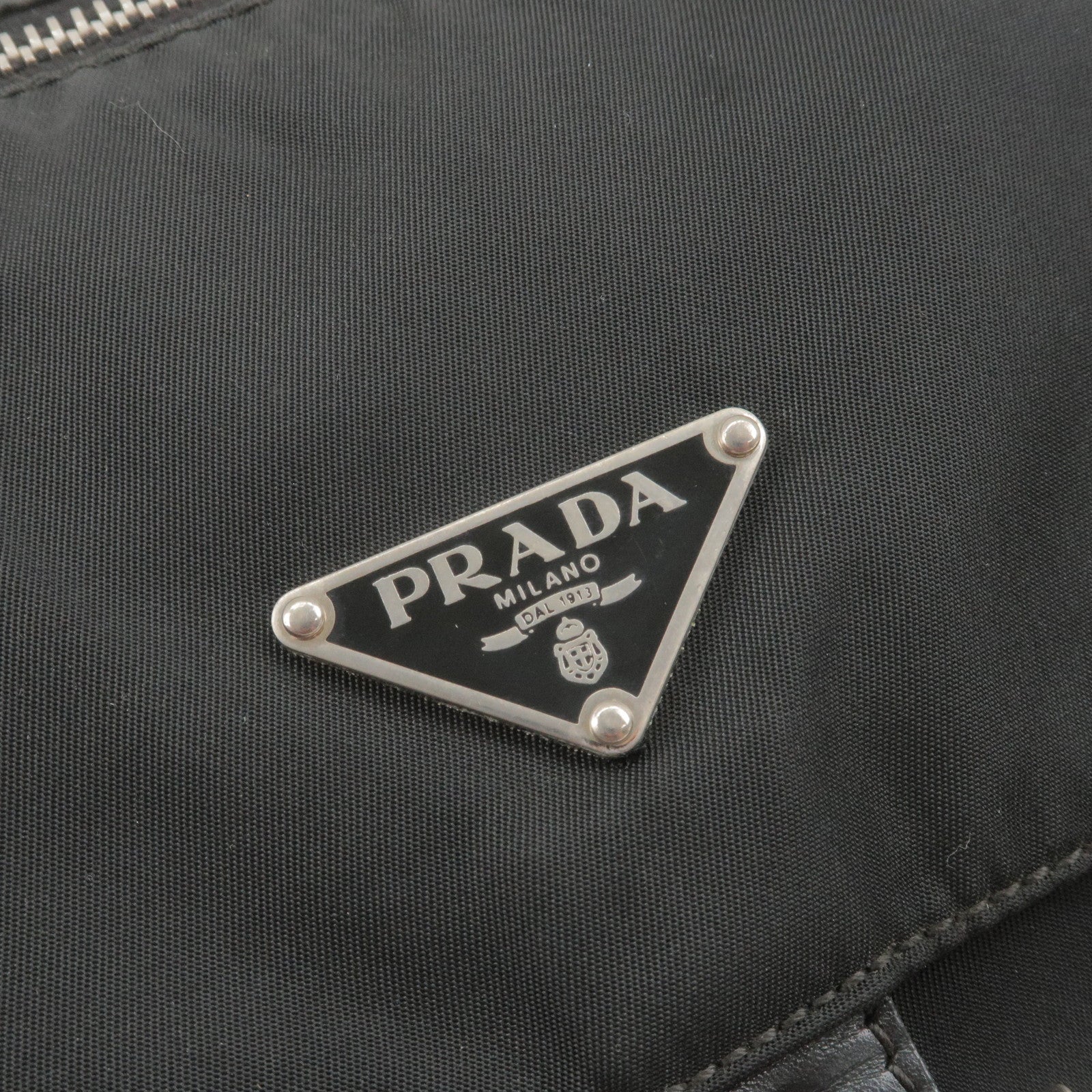 Prada AirPods Case Leather Black in Leather with Silver-tone - US