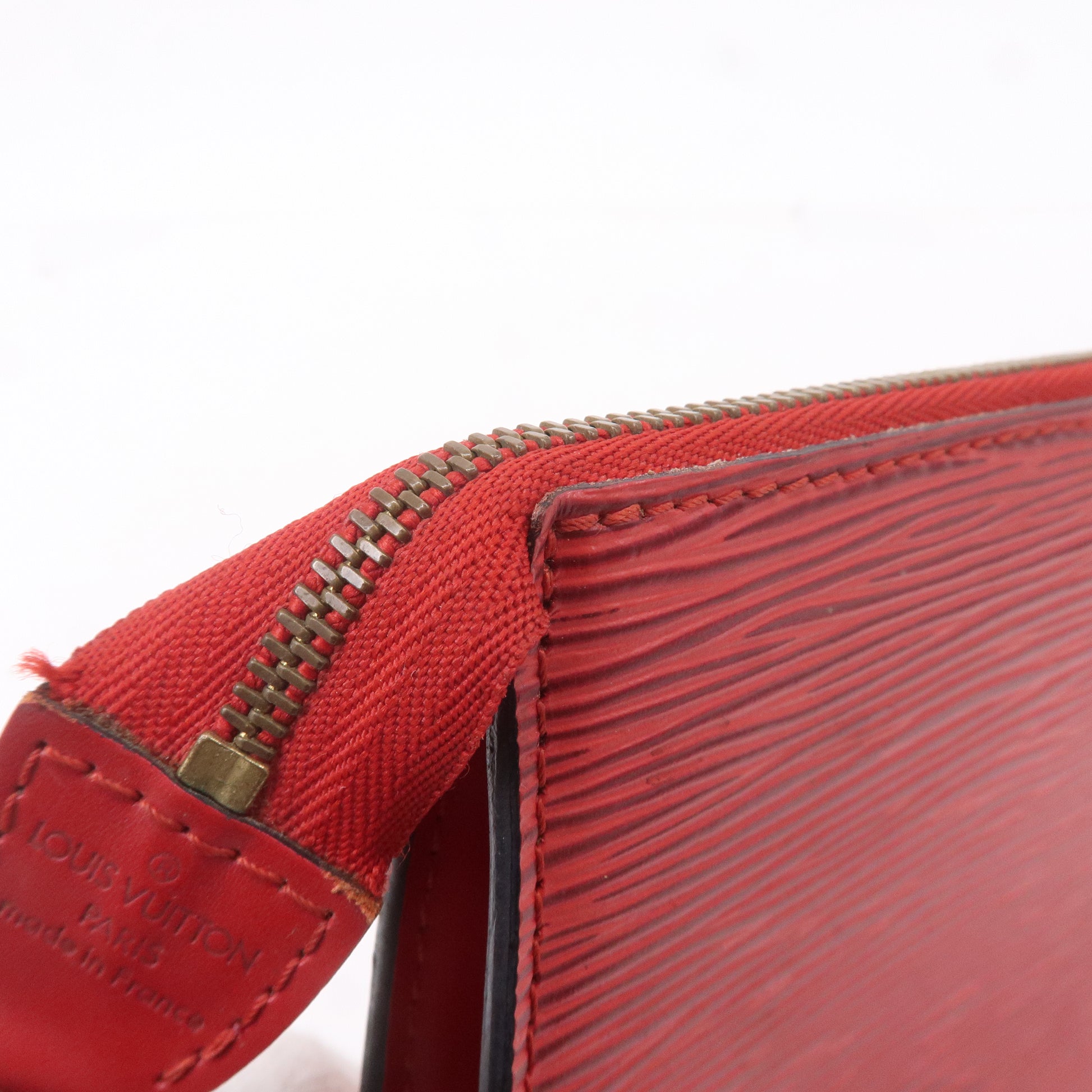 Louis Vuitton Red Epi Leather Pochette Accessoires Bag Louis Vuitton