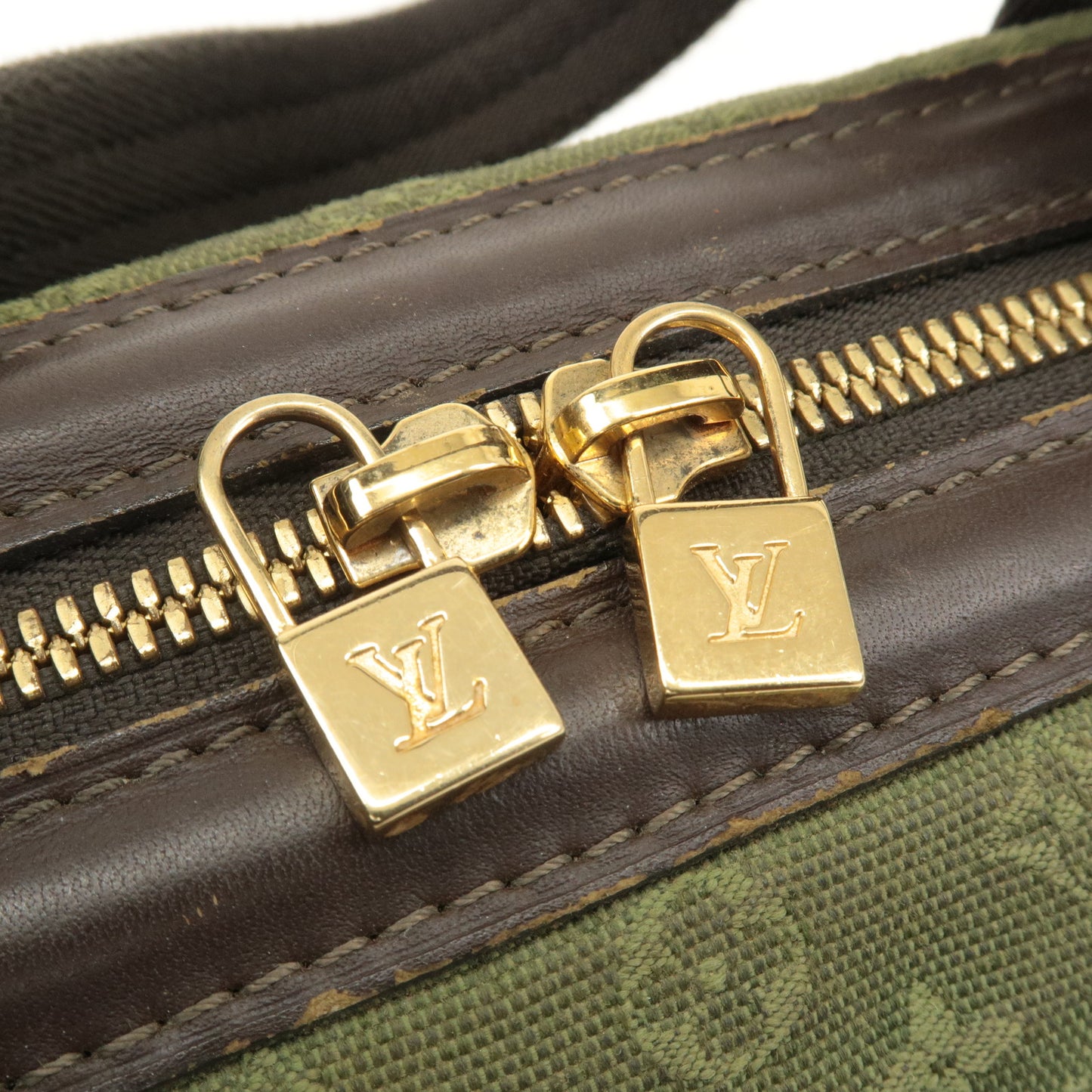 Louis Vuitton Monogram Mini Josephine Hand Bag Khaki M92415