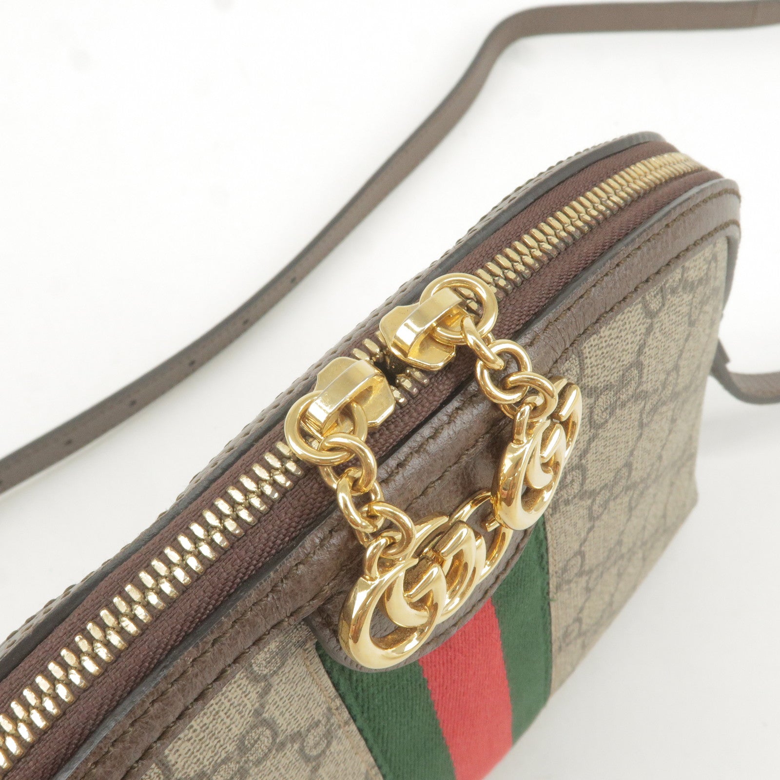 GUCCI-Ophidia-Sherry-GG-Supreme-Leather-Shoulder-Bag-499621 – dct