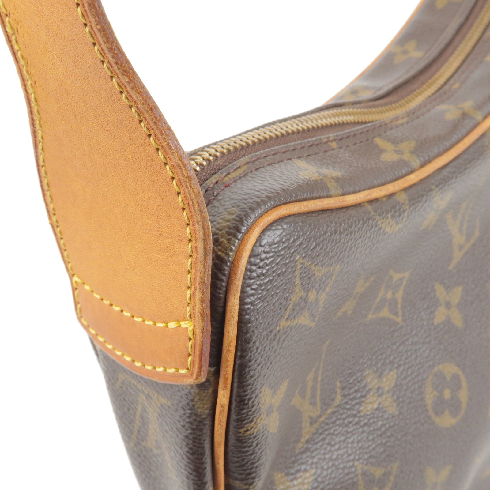 LOUIS VUITTON MONOGRAM Croissant MM Handbag Shoulder Bag M51512 #5 Rise-on