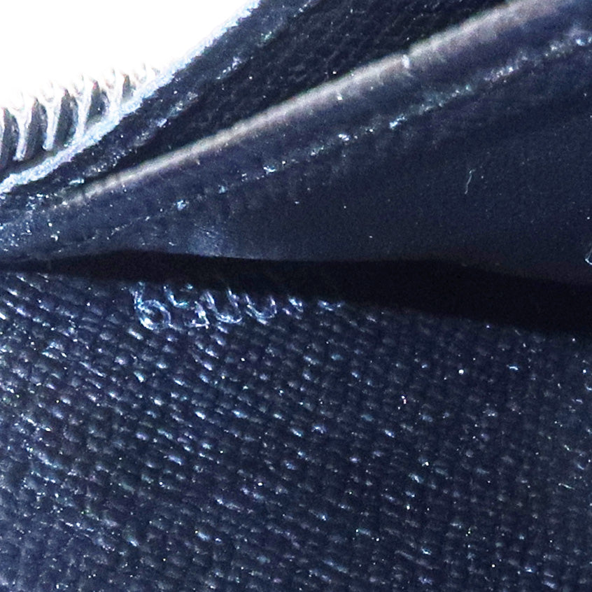 Louis Vuitton Zippy Wallet in Blue Epi Leather