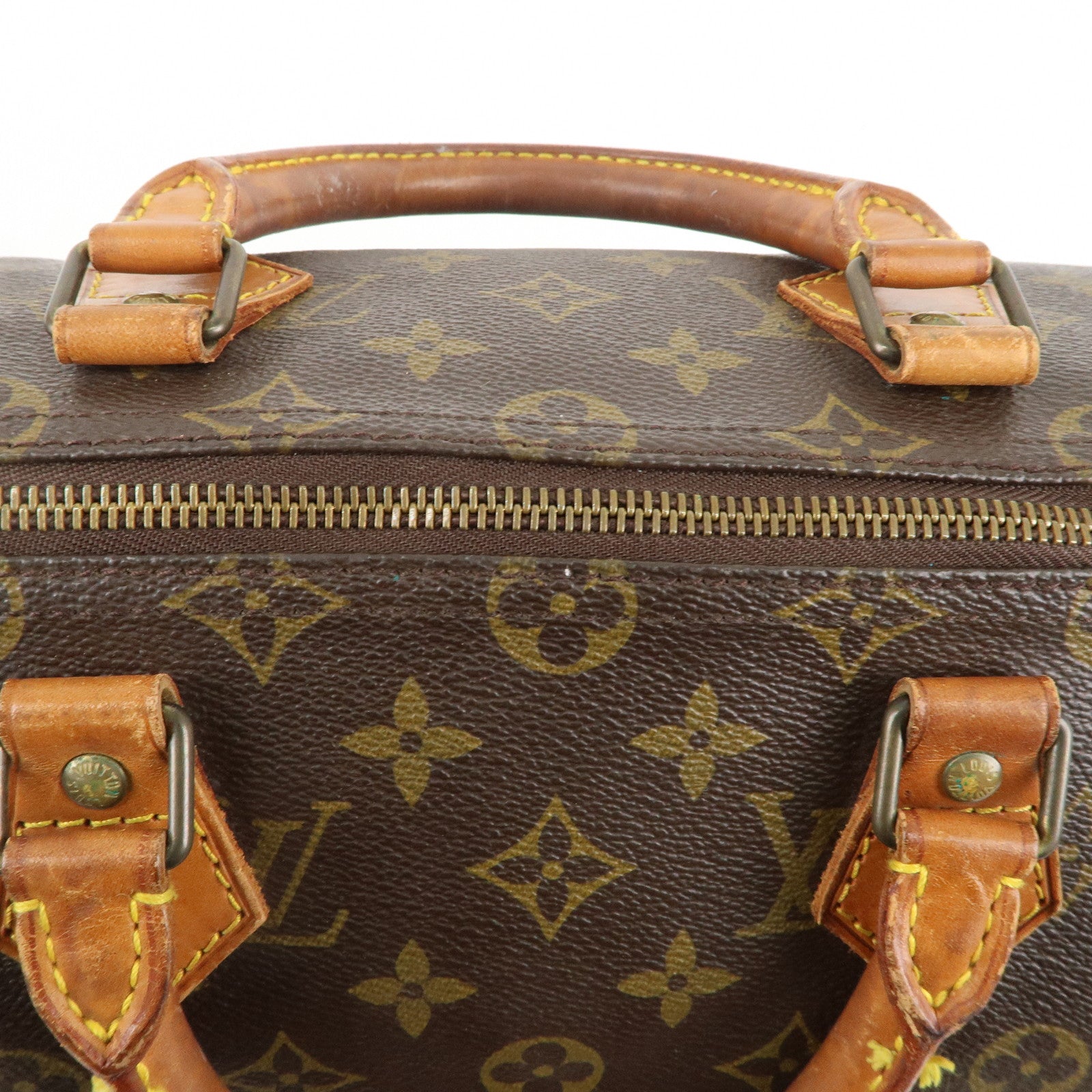 Louis Vuitton Monogram Speedy 35 Hand Bag Boston Bag M41524