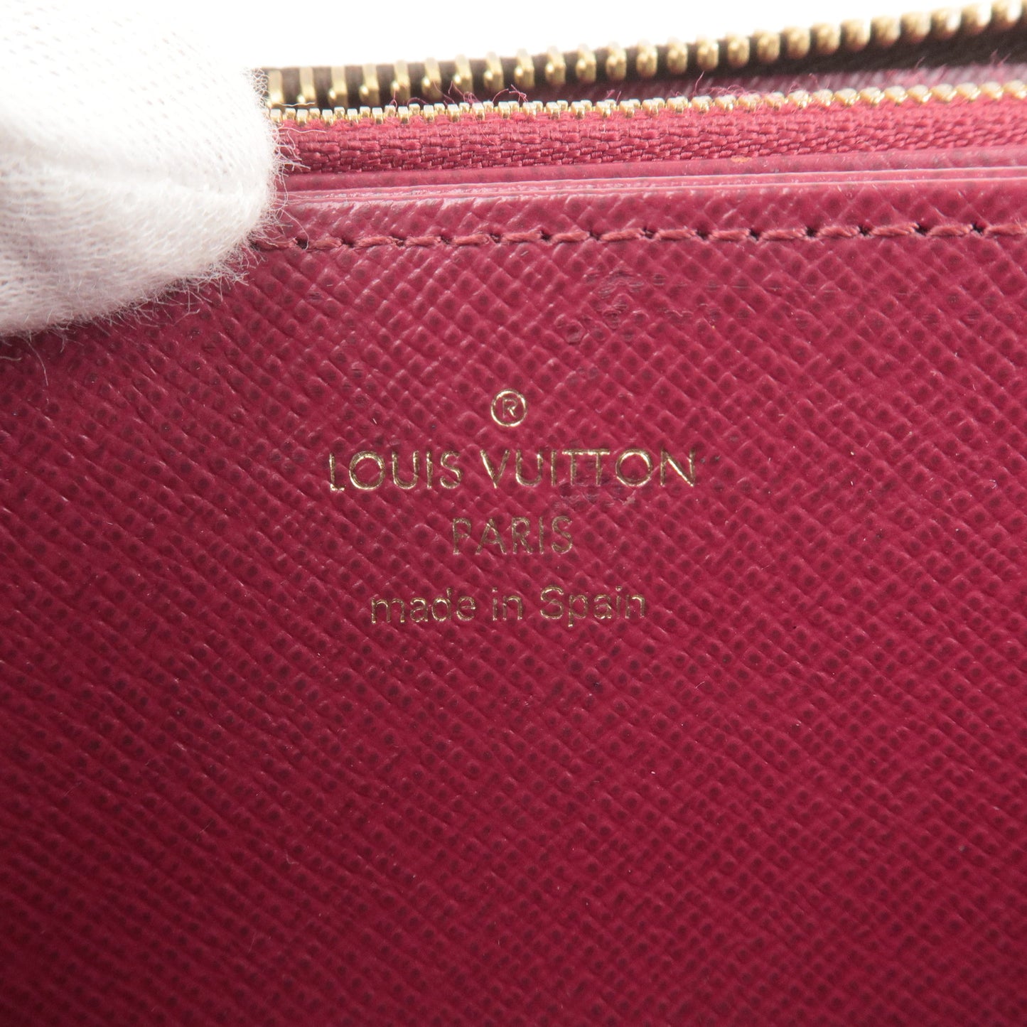 Louis Vuitton Monogram Zippy Wallet Long Wallet Fuchsia M41895