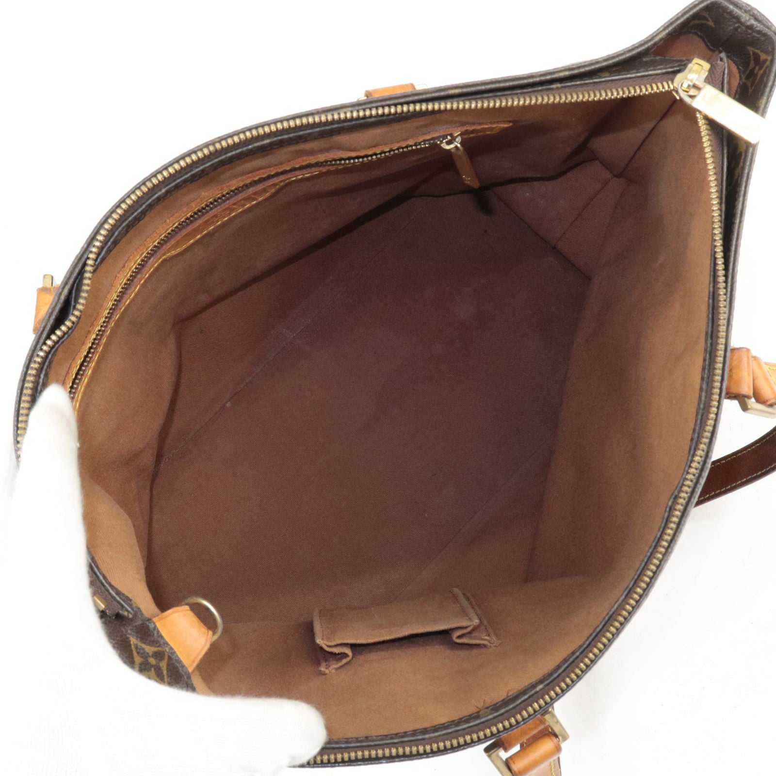 LOUIS VUITTON Cabas Mezzo Shoulder Tote Bag zipper M51151