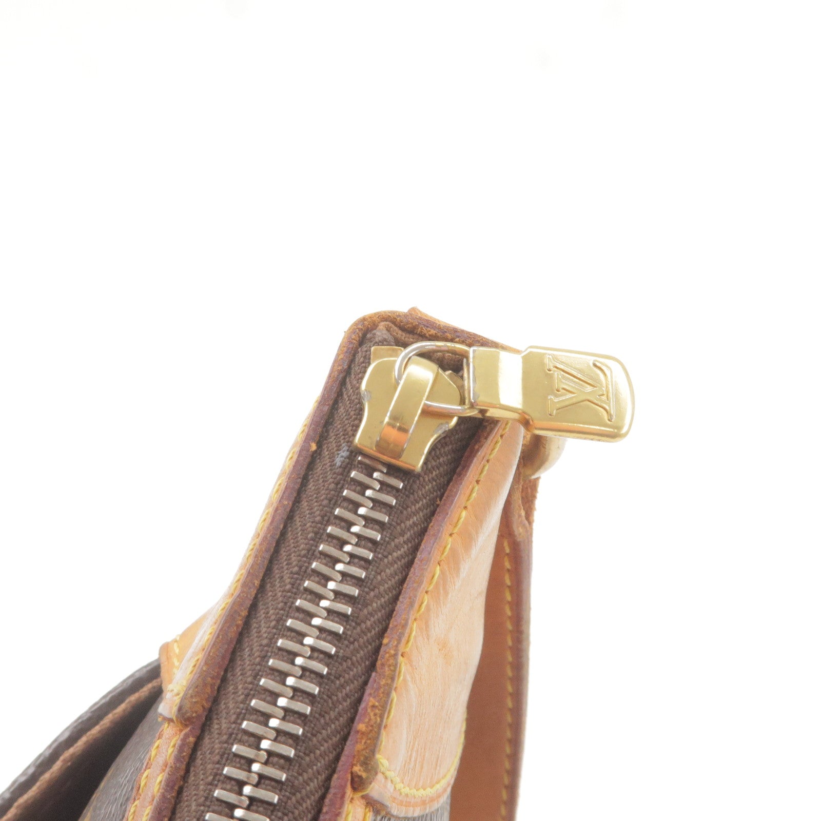 LOUIS VUITTON Odeon MM Shoulder Bag Monogram Leather Brown France M56389  70MY183