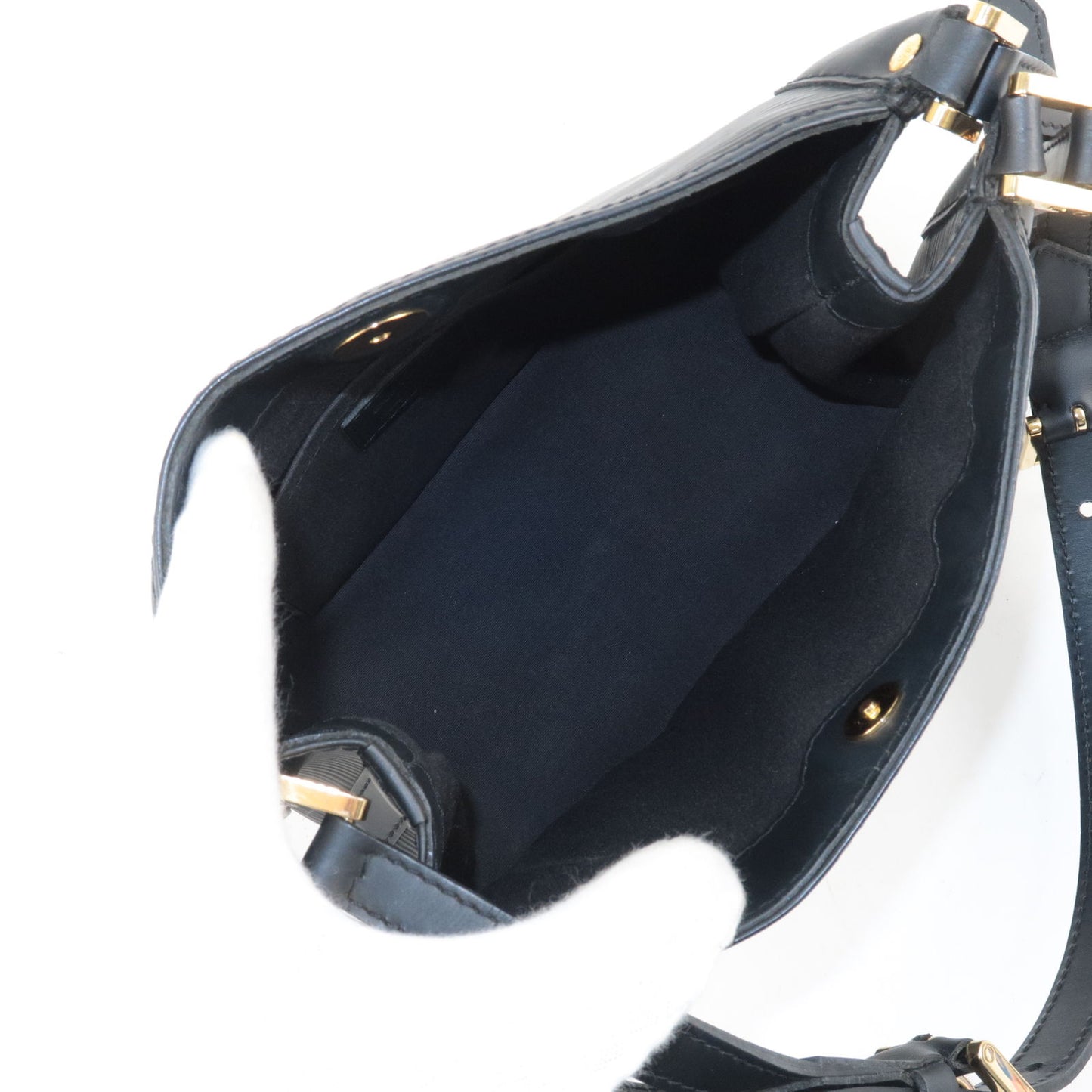 Louis Vuitton Epi Mandala PM Shoulder Bag Noir Black M58932