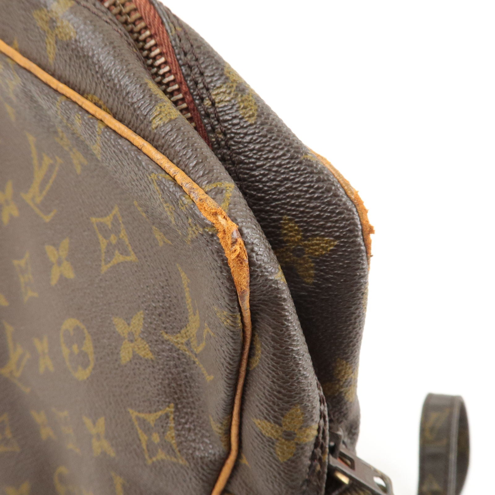 LOUIS VUITTON Marceau Shoulder Bag Monogram Leather Brown France