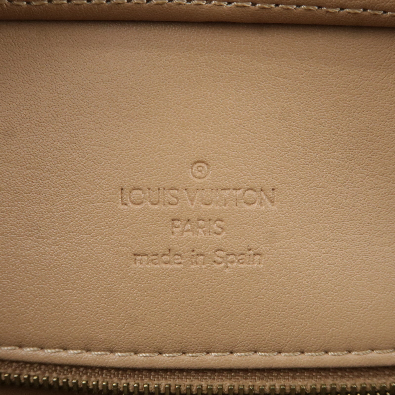 Louis Vuitton Vintage Louis Vuitton Houston Noisette Beige Vernis
