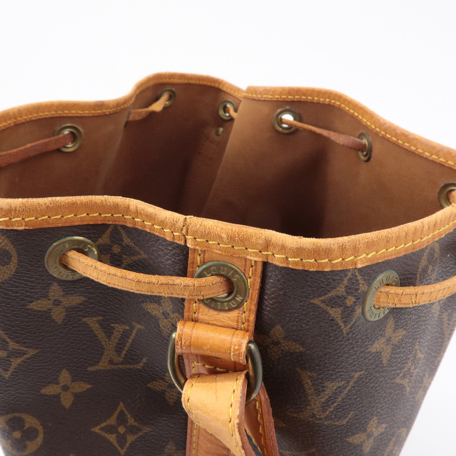 Louis-Vuitton-Monogram-Noe-Shoulder-Bag-Hand-Bag-Brown-M42224