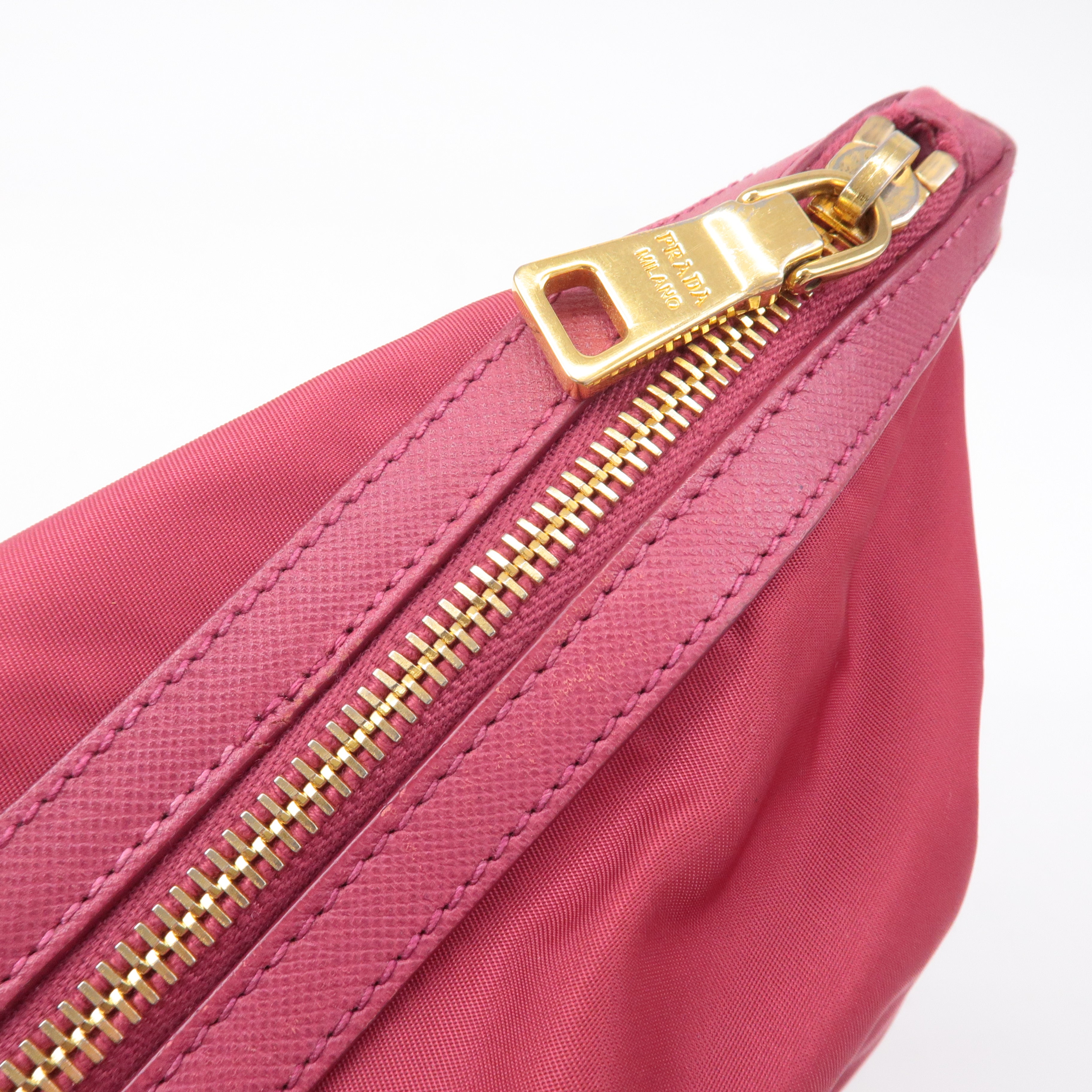 PRADA-Logo-Nylon-Shoulder-Bag-Crossbody-Bag-Purse-Pink-B7372 –  dct-ep_vintage luxury Store