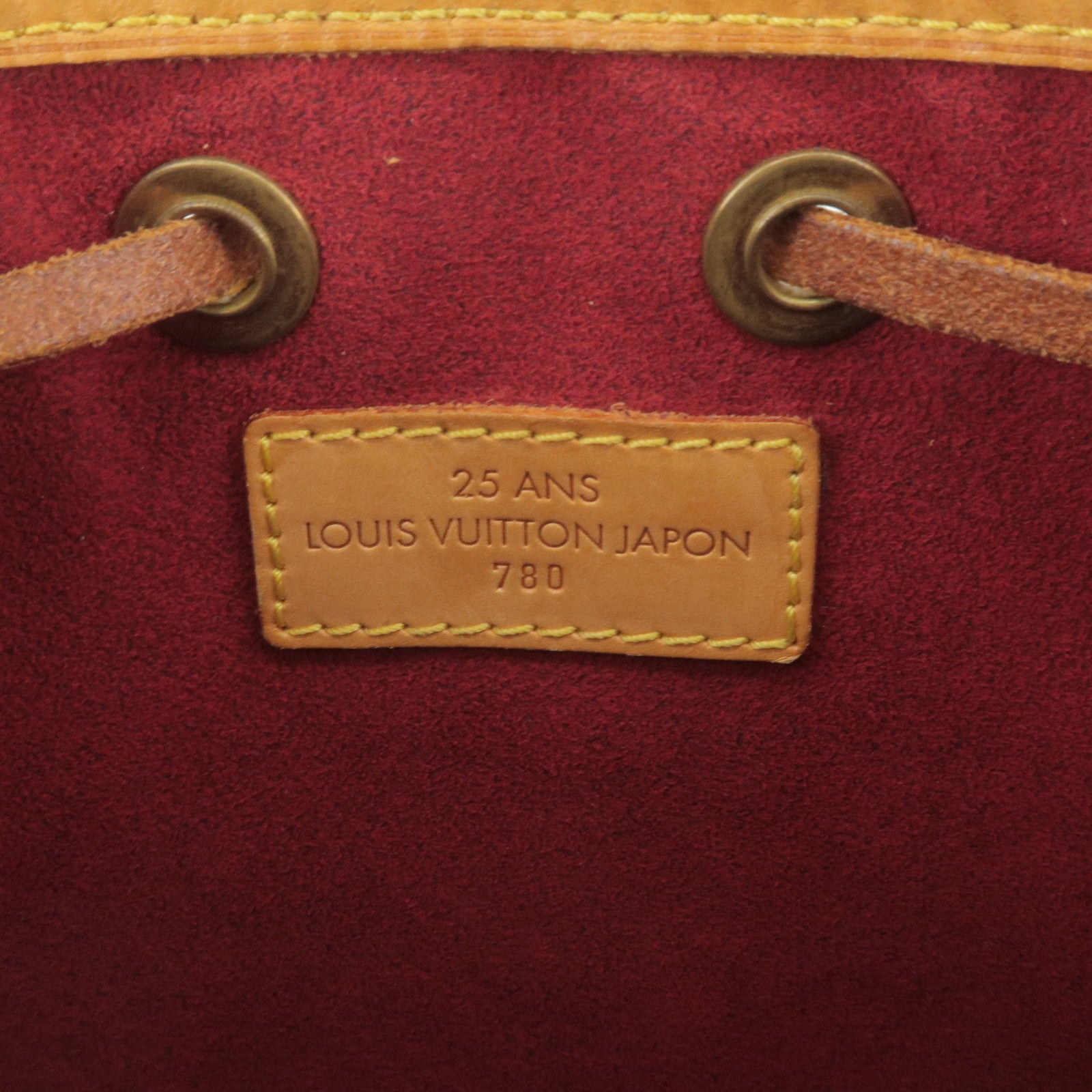 Louis Vuitton Calfskin Small Luggage Tag Ebene