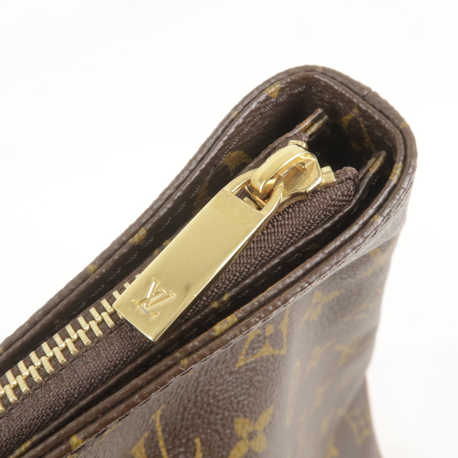 Louis Vuitton Vintage - Monogram Cabas Mezzo Bag - Brown - Leather