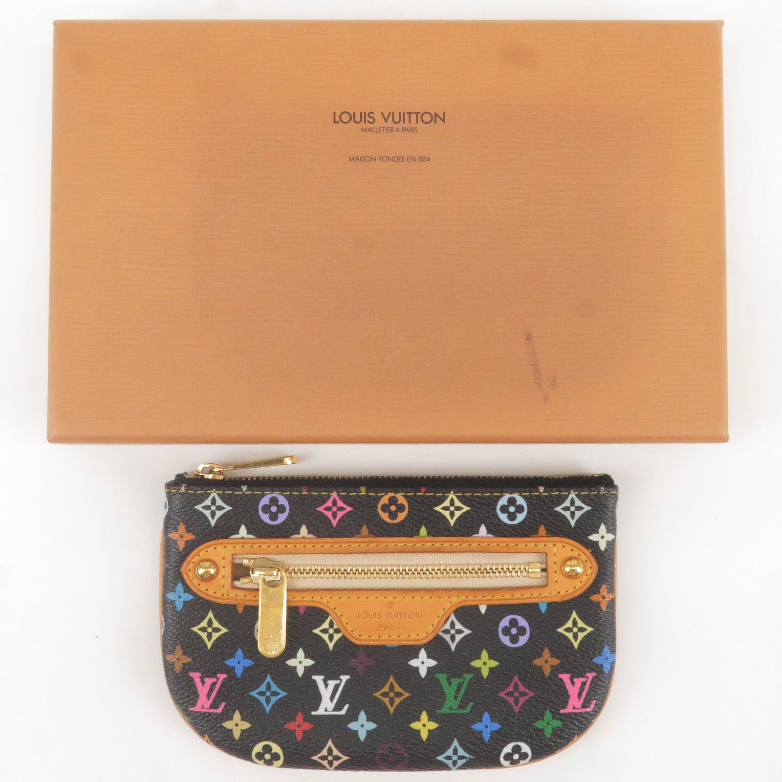 Noir - ep_vintage luxury Store - Pochette - Cles - Louis Vuitton