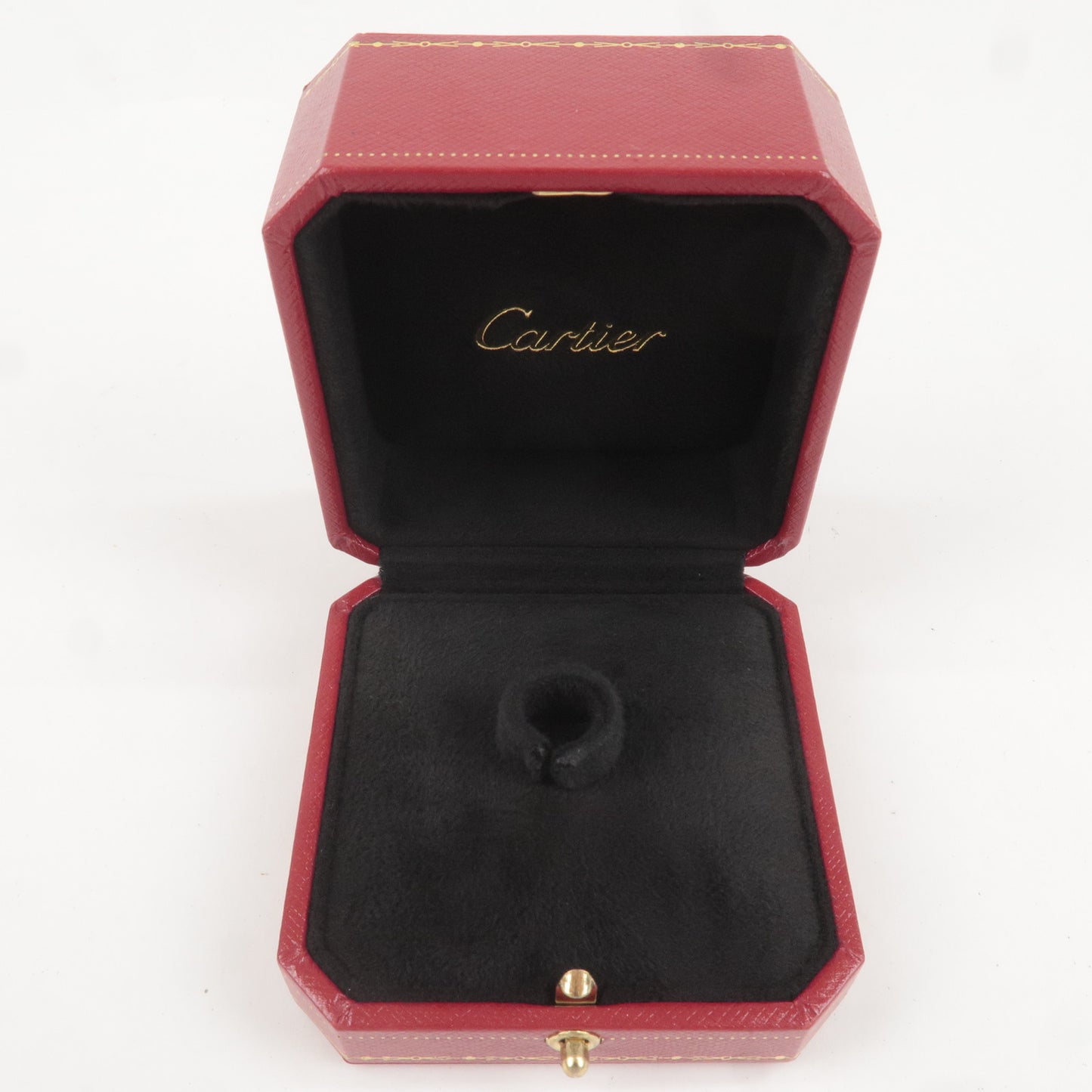 Cartier Set of 5 Ring Box Jewelry Box For Ring Red