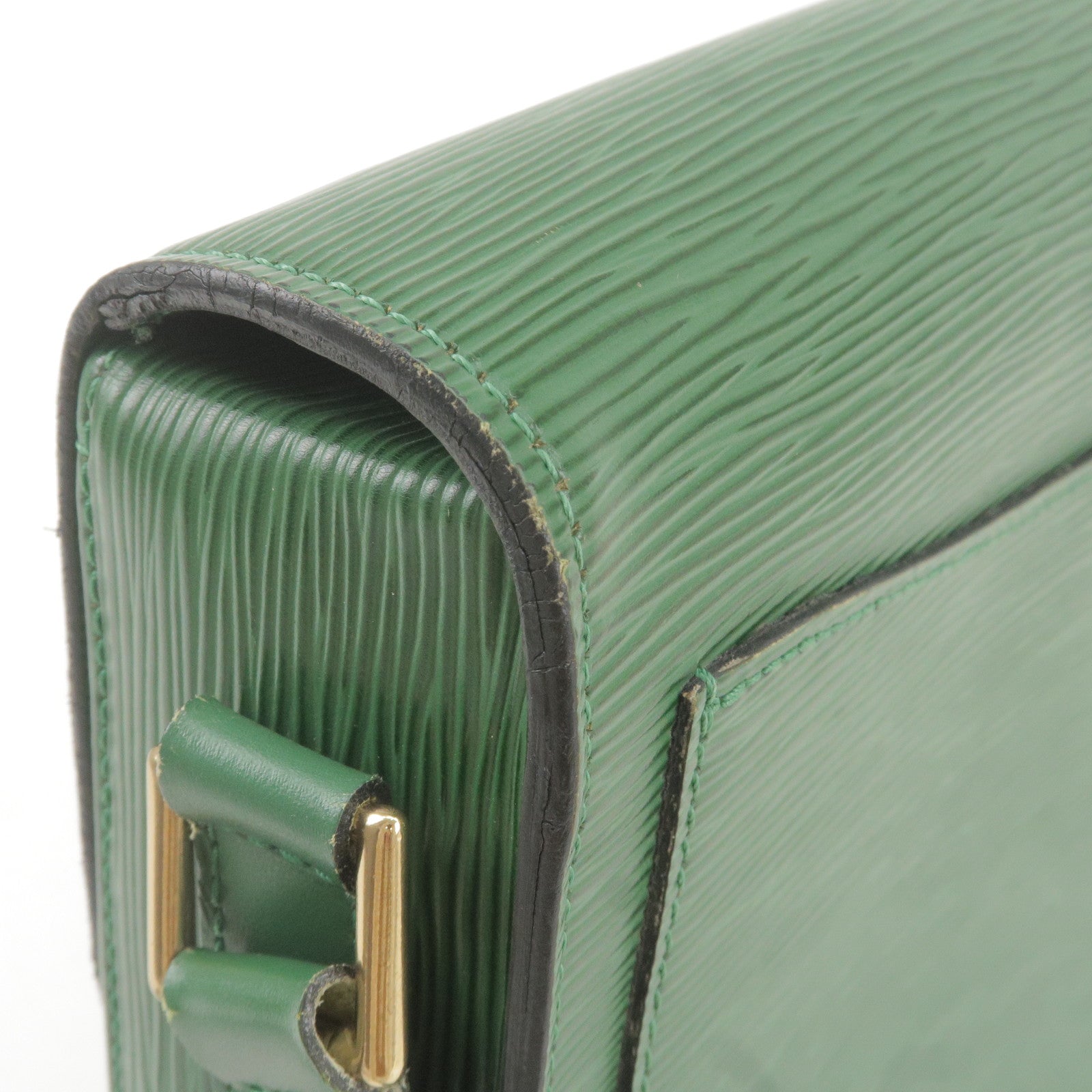 Louis-Vuitton-Epi-Saint-Cloud-Shoulder-Bag-Green-M52194 – dct