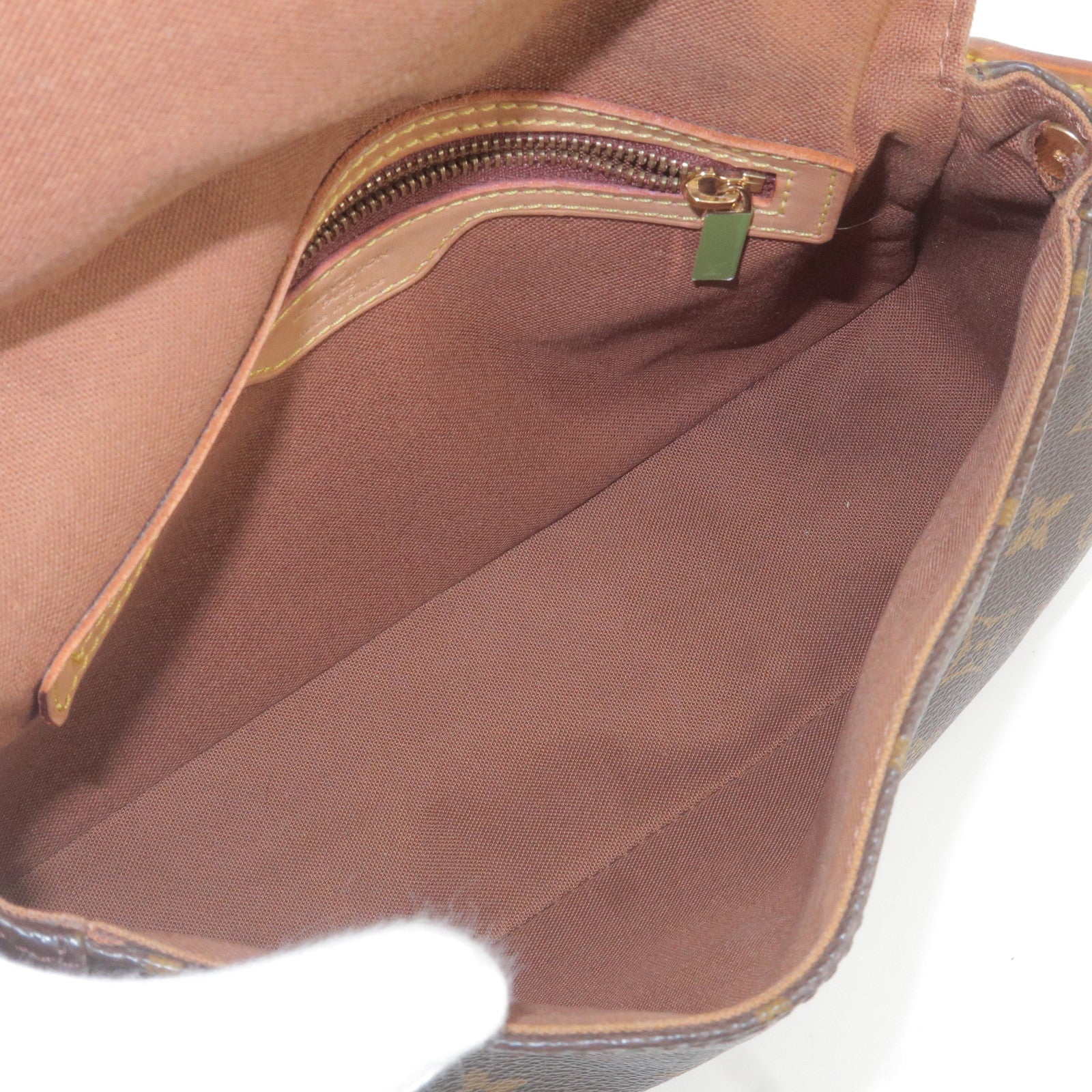 FWRD Renew Fendi Zucca Canvas Shoulder Bag in in Brown