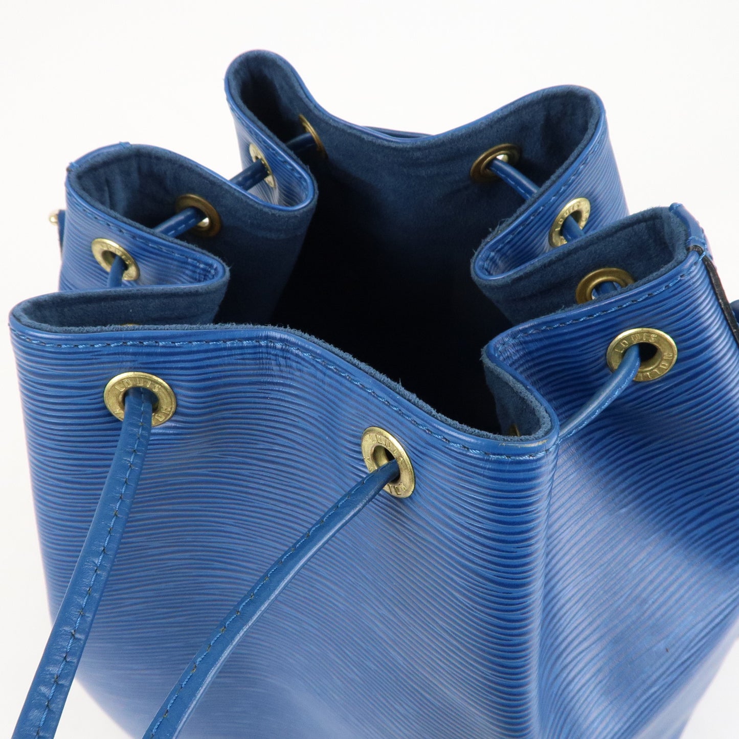 3ae5245] Auth Louis Vuitton Shoulder Bag Epi Petit Noe M44105 Toledo Blue