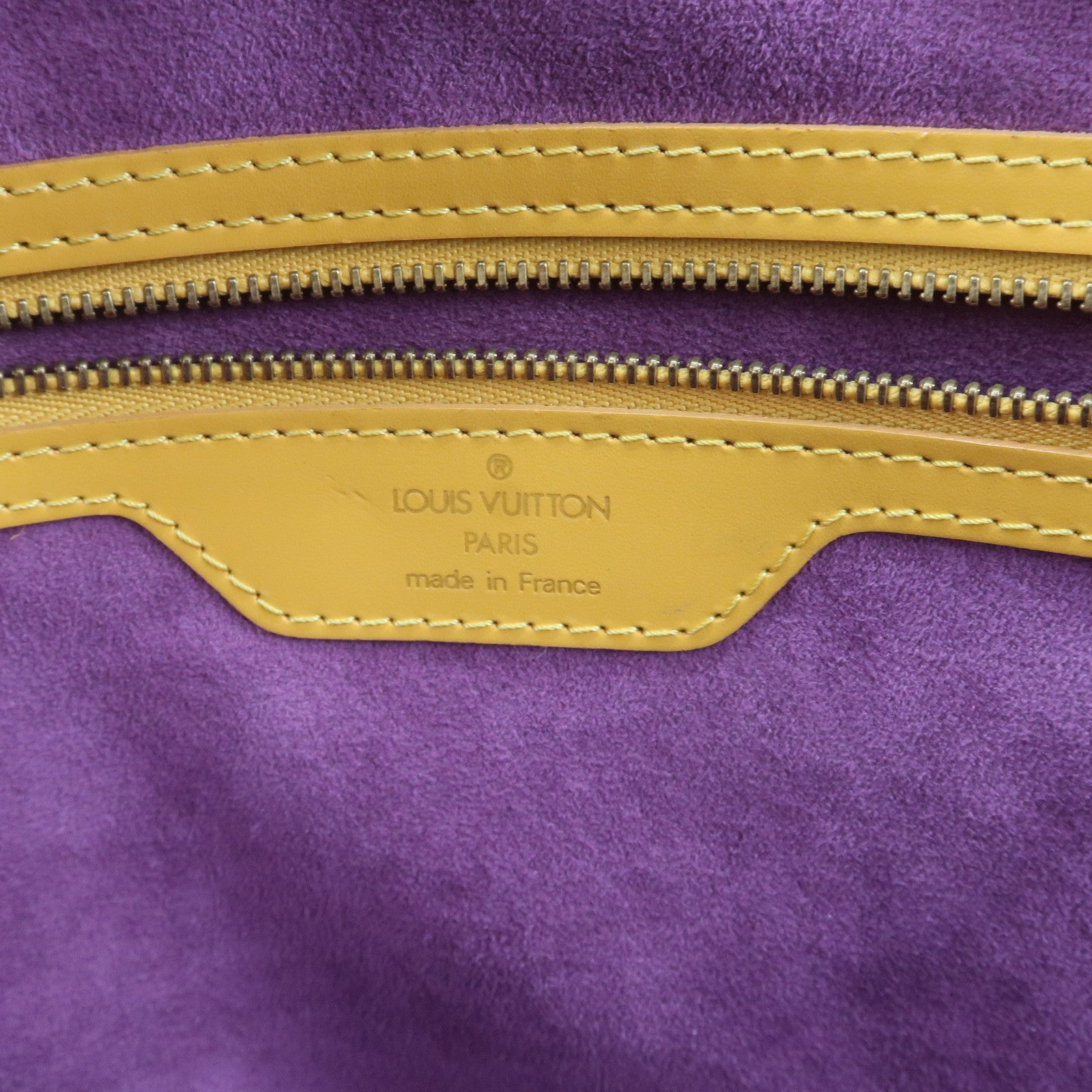 Yellow Louis Vuitton Epi Saint Jacques Long Strap GM Bag